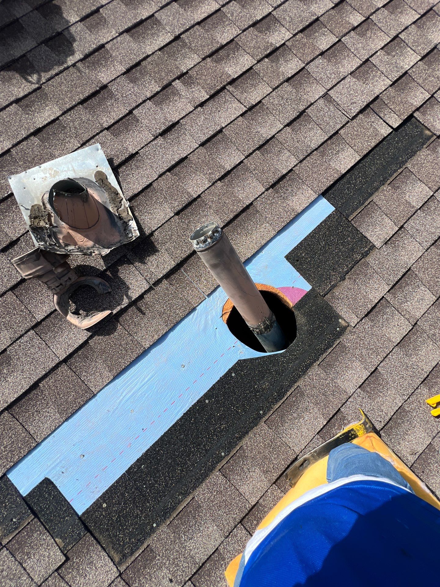 Hail Damage using Owen's Corning Duration (Lifetime) Shingles by Roof Repair Company