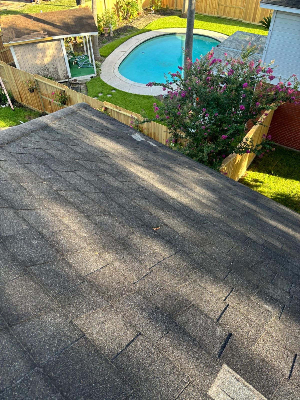 Hail Damage using Owen's Corning Duration (Lifetime) Shingles by Roof Repair Company