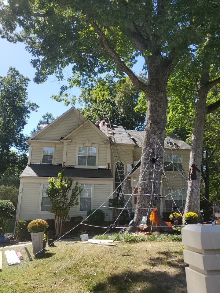 Residential Roofing Installation using Ashphalt Shingles by Indigo State Roofing