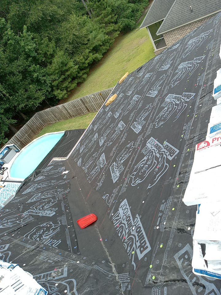 Residential Roofing Installation using Atlas Pinnacle Impact+ by Talya Roofing