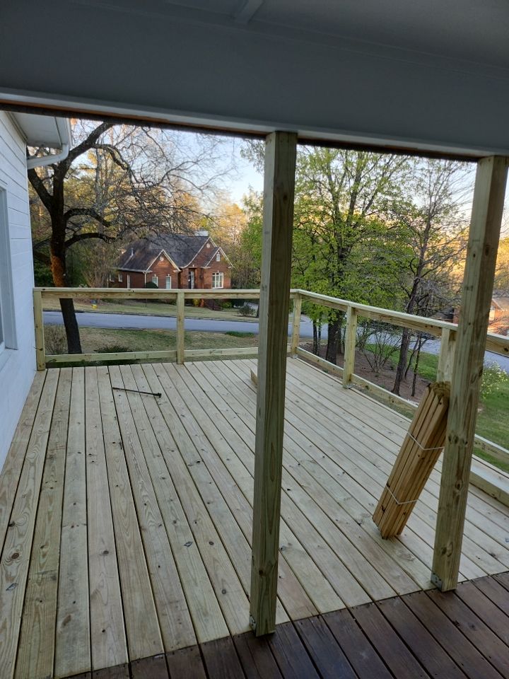 Shades Pointe Lane - Deck Installation  by Pillar and Pine