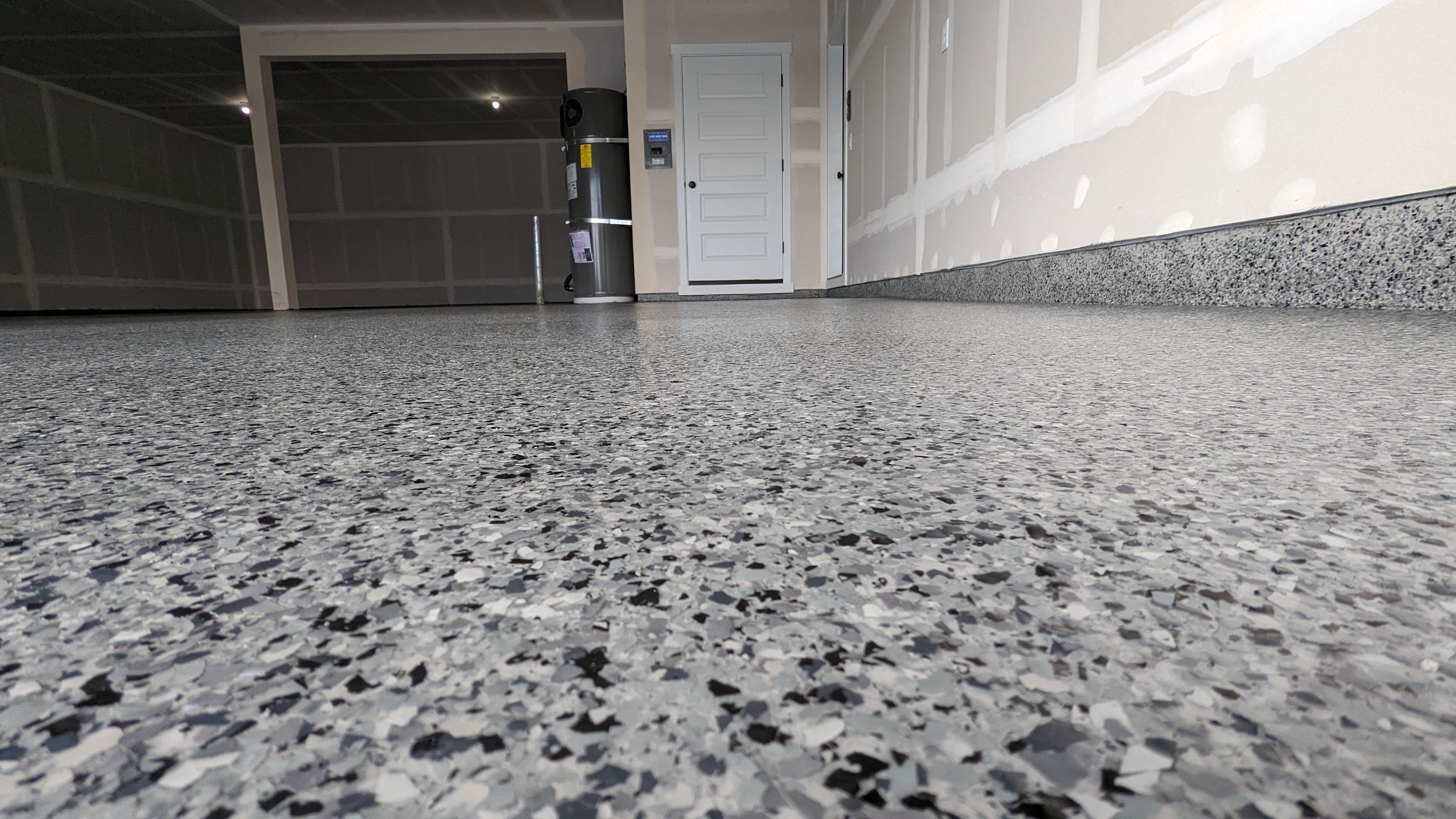 Garage Transformation using Nightfall and the Penntek Evolution System by Croc Coatings, LLC