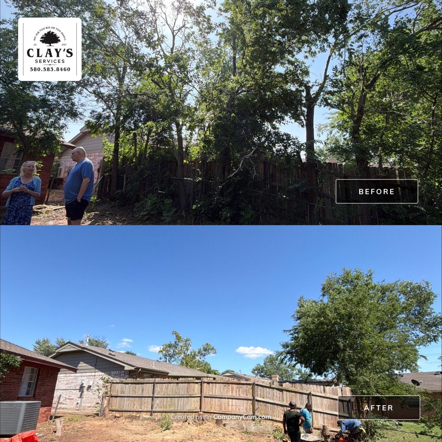 Emergency Tree Removal and Sod Installation Restoration in Lawton by Clays Services Inc