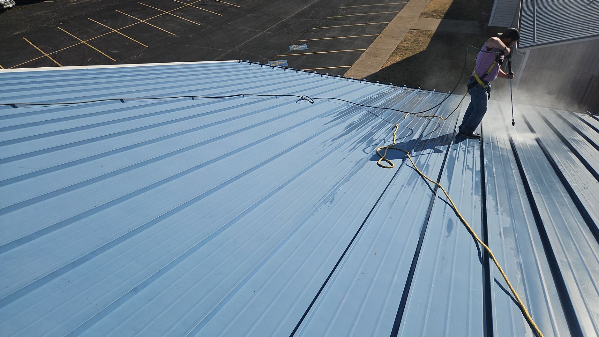 Commercial Coatings Roofing Install  by Titan Commercial & Residential Roofing 