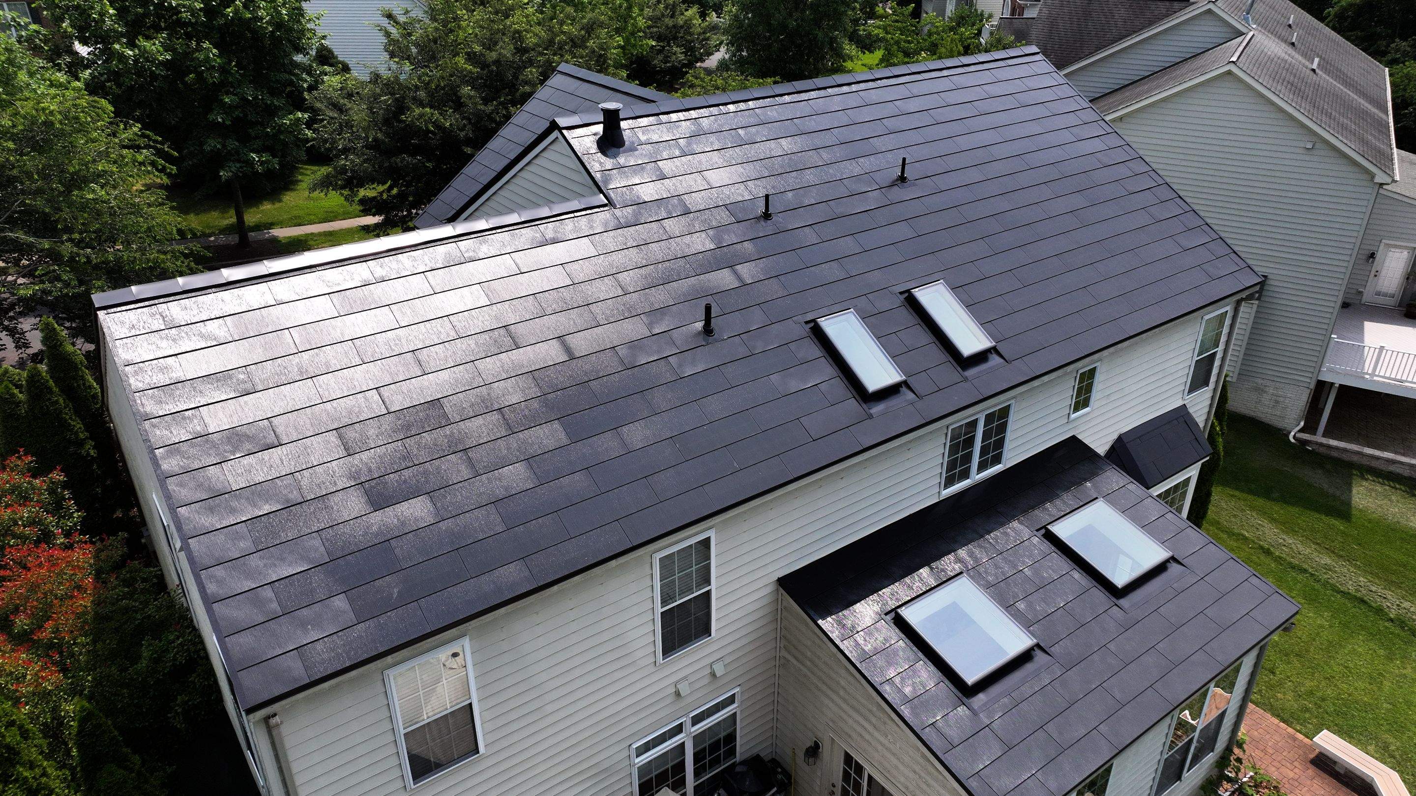 New Tesla Solar Roof in Maryland by American Home Contractors