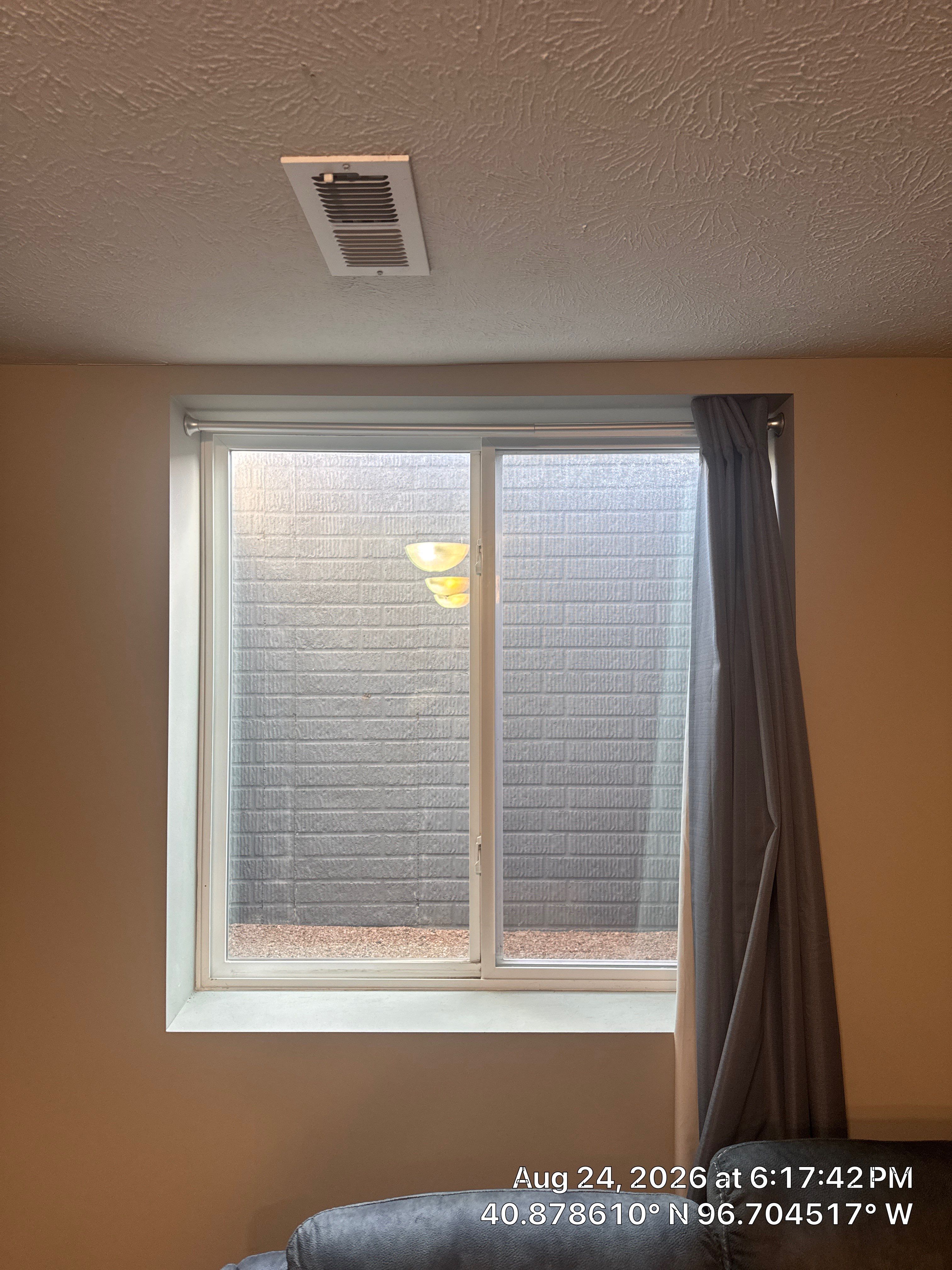 Basement Egress Window Installation and Masonry Well in Lincoln by CompanyCam Sales Demo