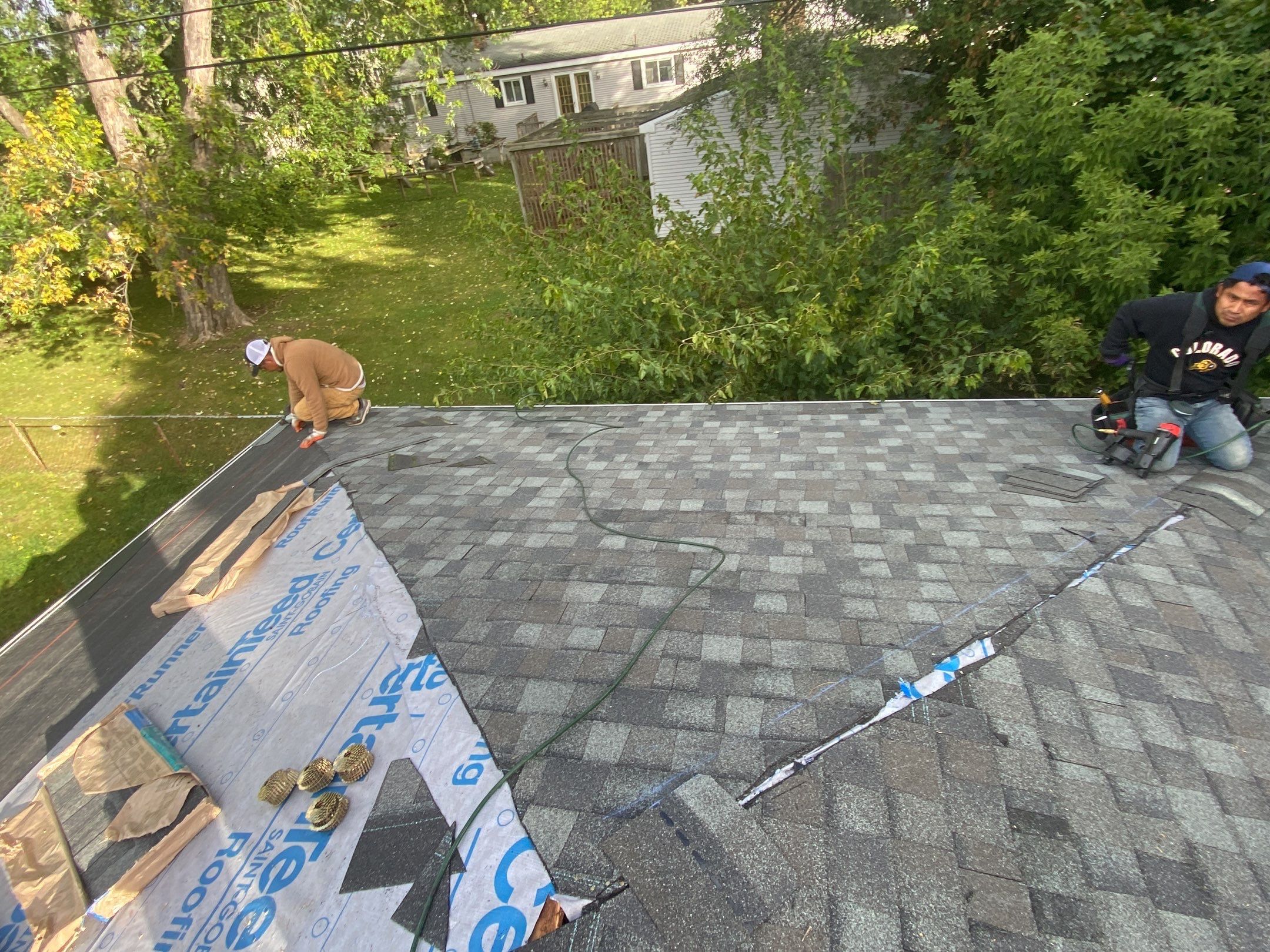 Roof Replacement using CertainTeed Landmark by 180 Contractors