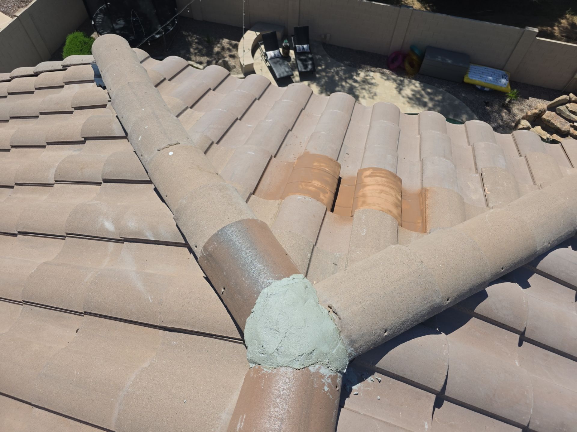 Tile Reset using Concrete Tiles in Mesa, Arizona by Weather-Tite Roofing