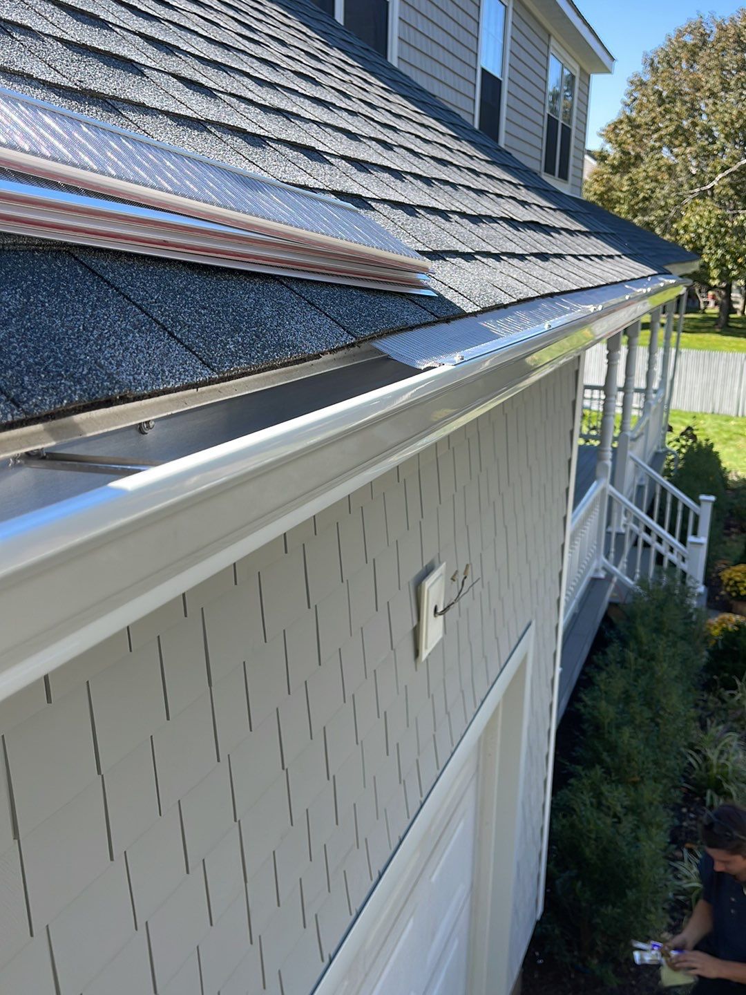 Siding Installation using Certainteed Cedar Impressions Sterling Gray by A Plus Exterior