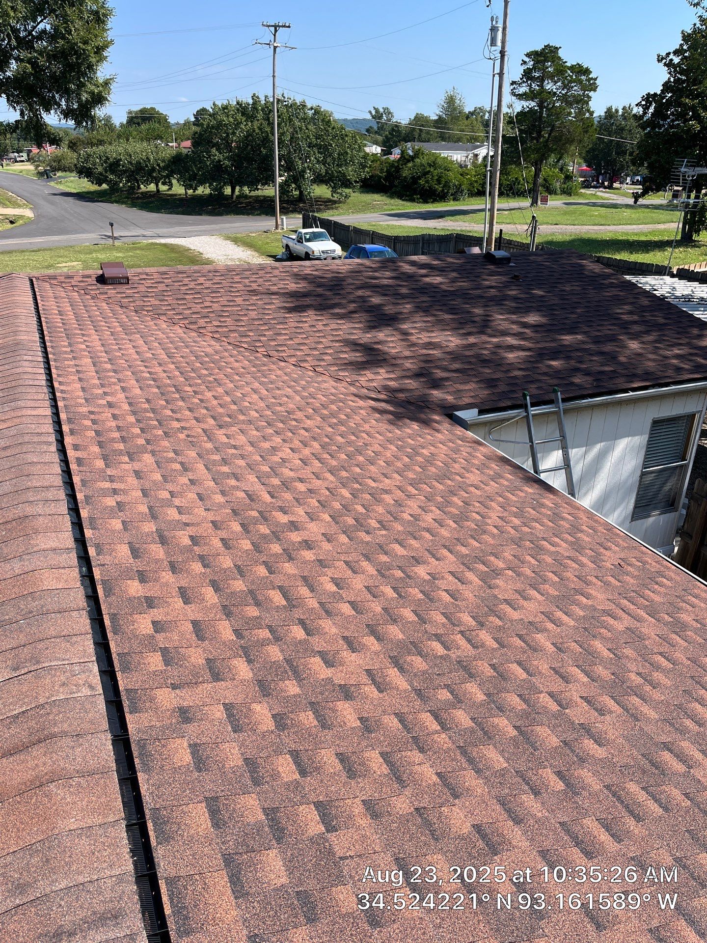 GAF Timberline HDZ Roof Replacement and Decking Repair in Hot Springs by Temple Roofing and Exteriors