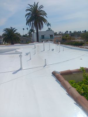 Silicone Membrane Installation using American Standard Coatings Silicone-S