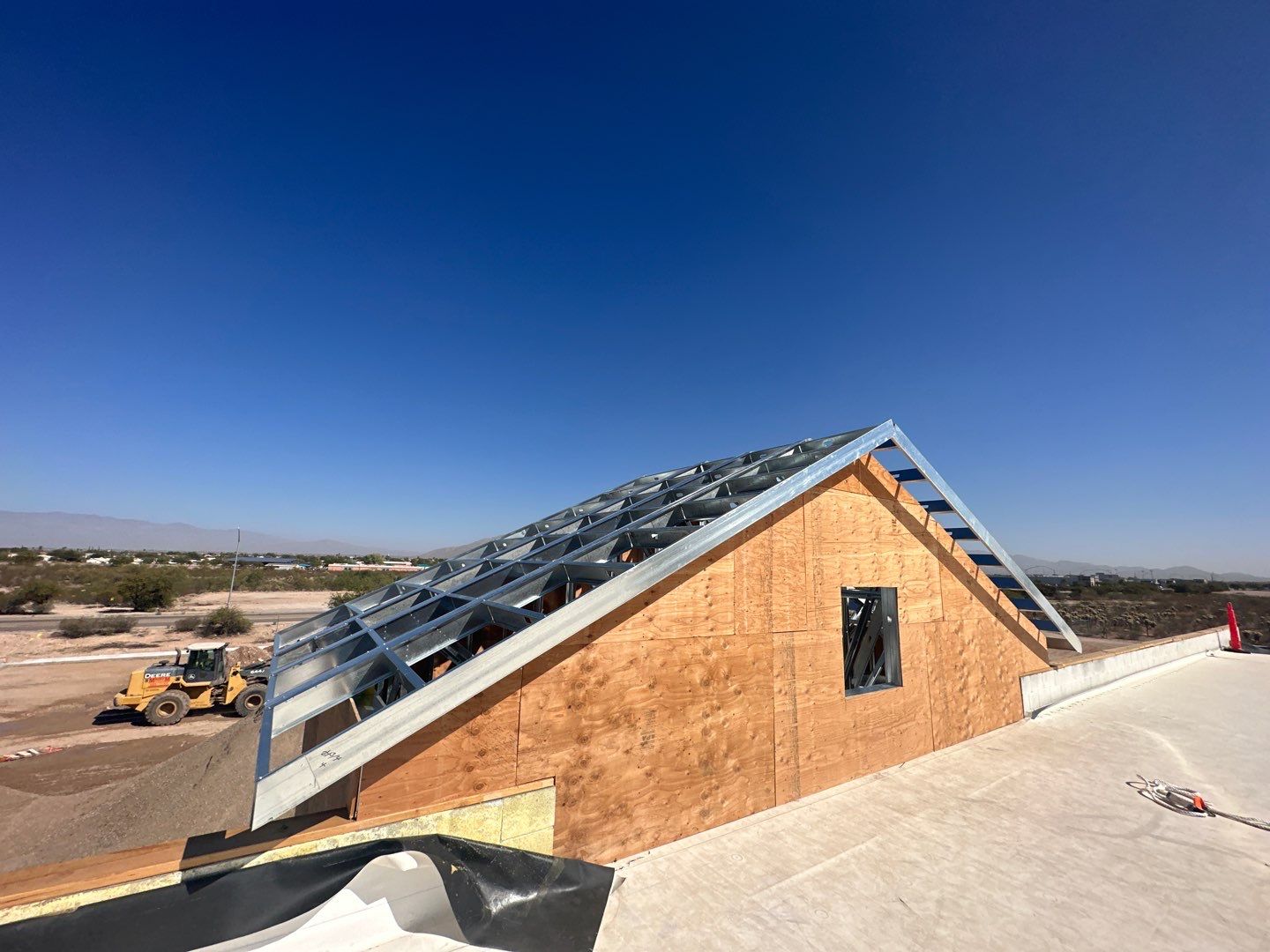 Galvanized Silver Exposed Fastener by Reimagine Roofing