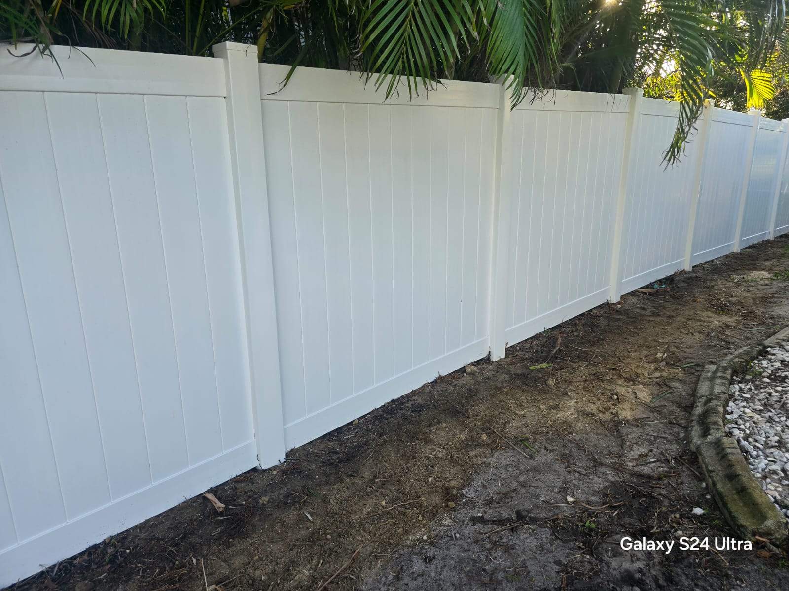 Full Residential Vinyl Privacy Fence Installation in Cape Coral by True Fence LLC