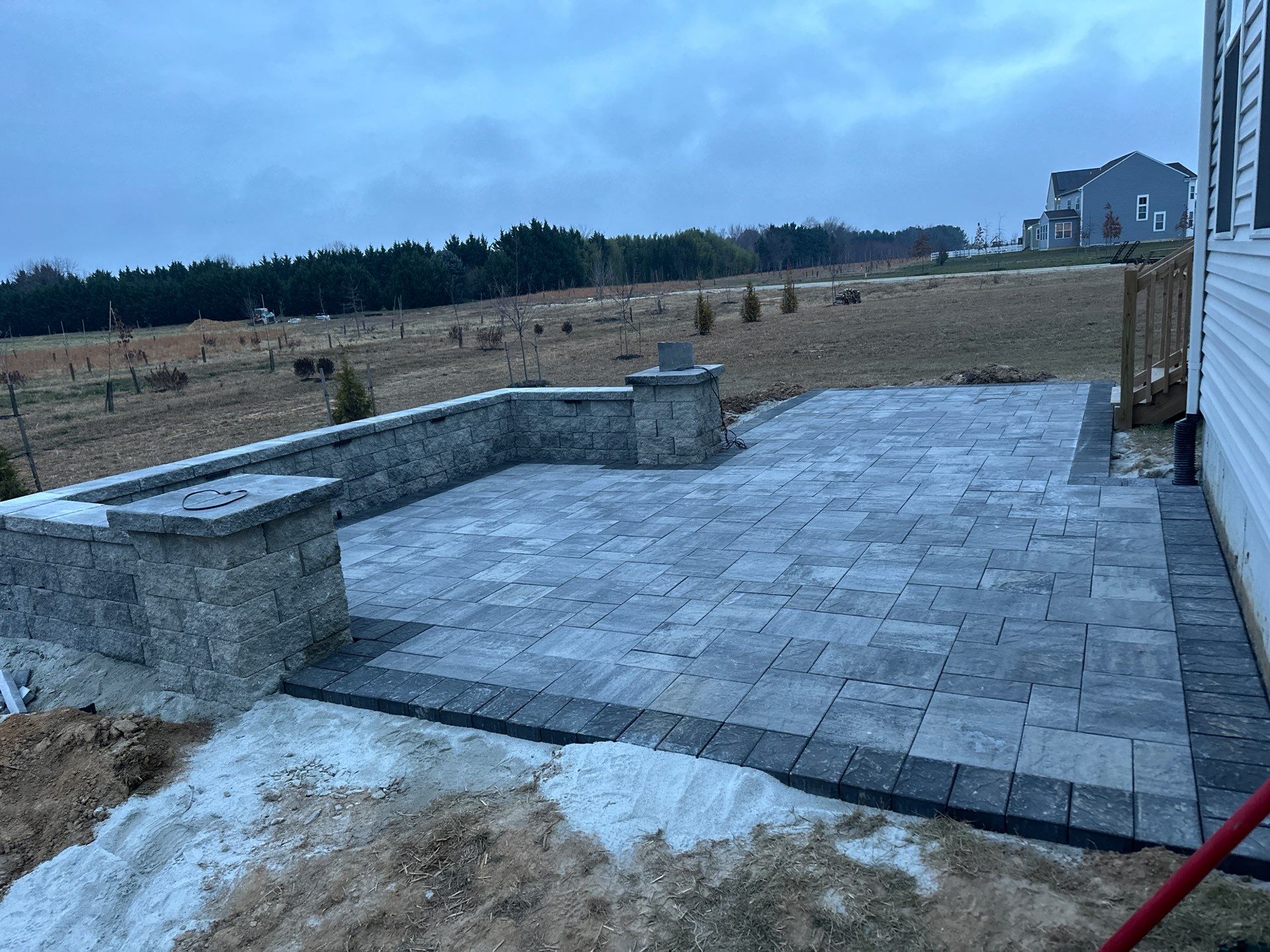Belgard Patio Showcase + Deck Refinish & Outdoor Lighting | Delaware Outdoor Living by Studio G Indoor Spaces & Outdoor Living
