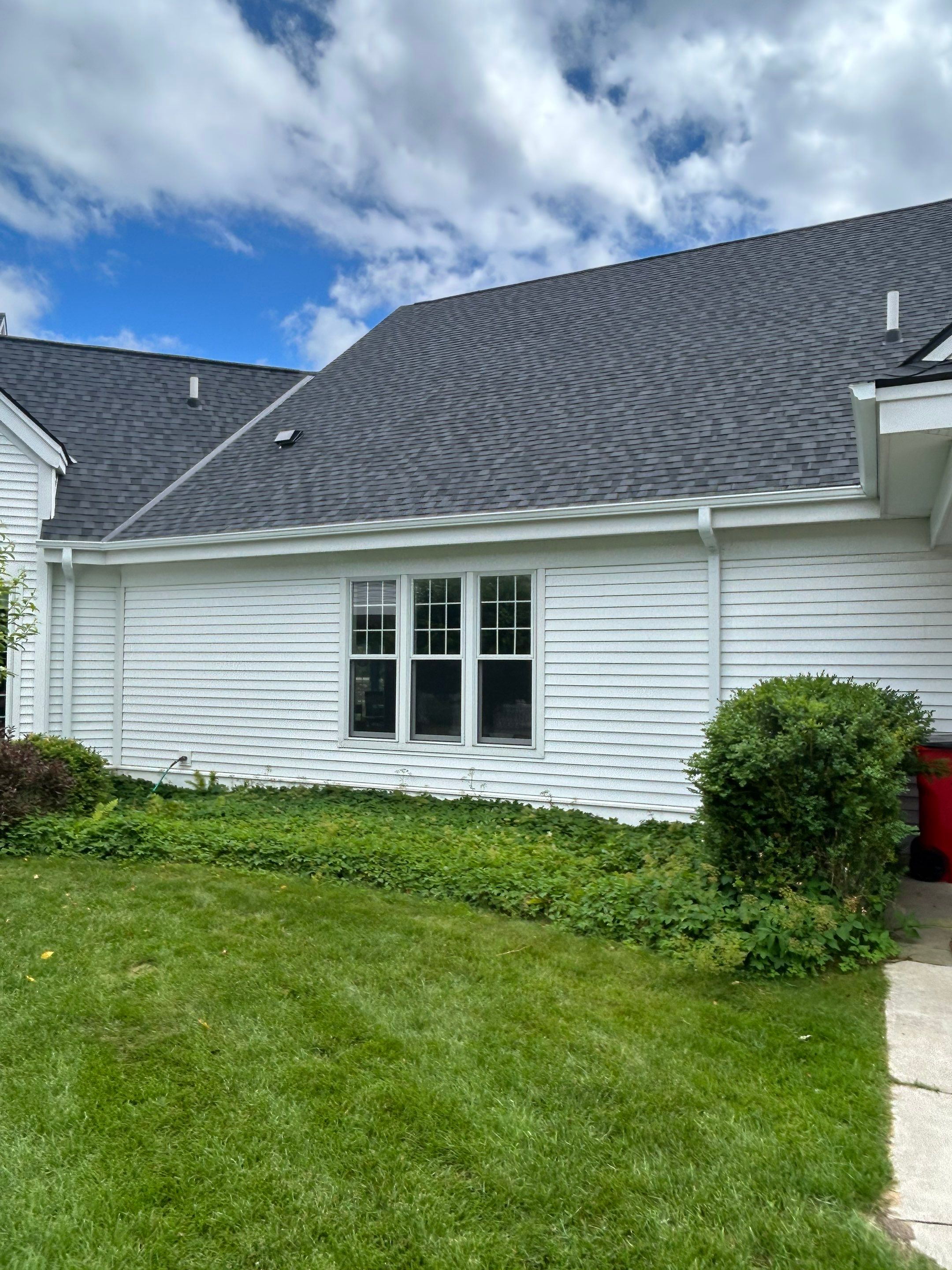 Gutter and Gutter Screen Installation for Harbor Springs Church by Rainbow Seamless Systems