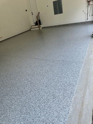 Garage Floor Coating using Coyote