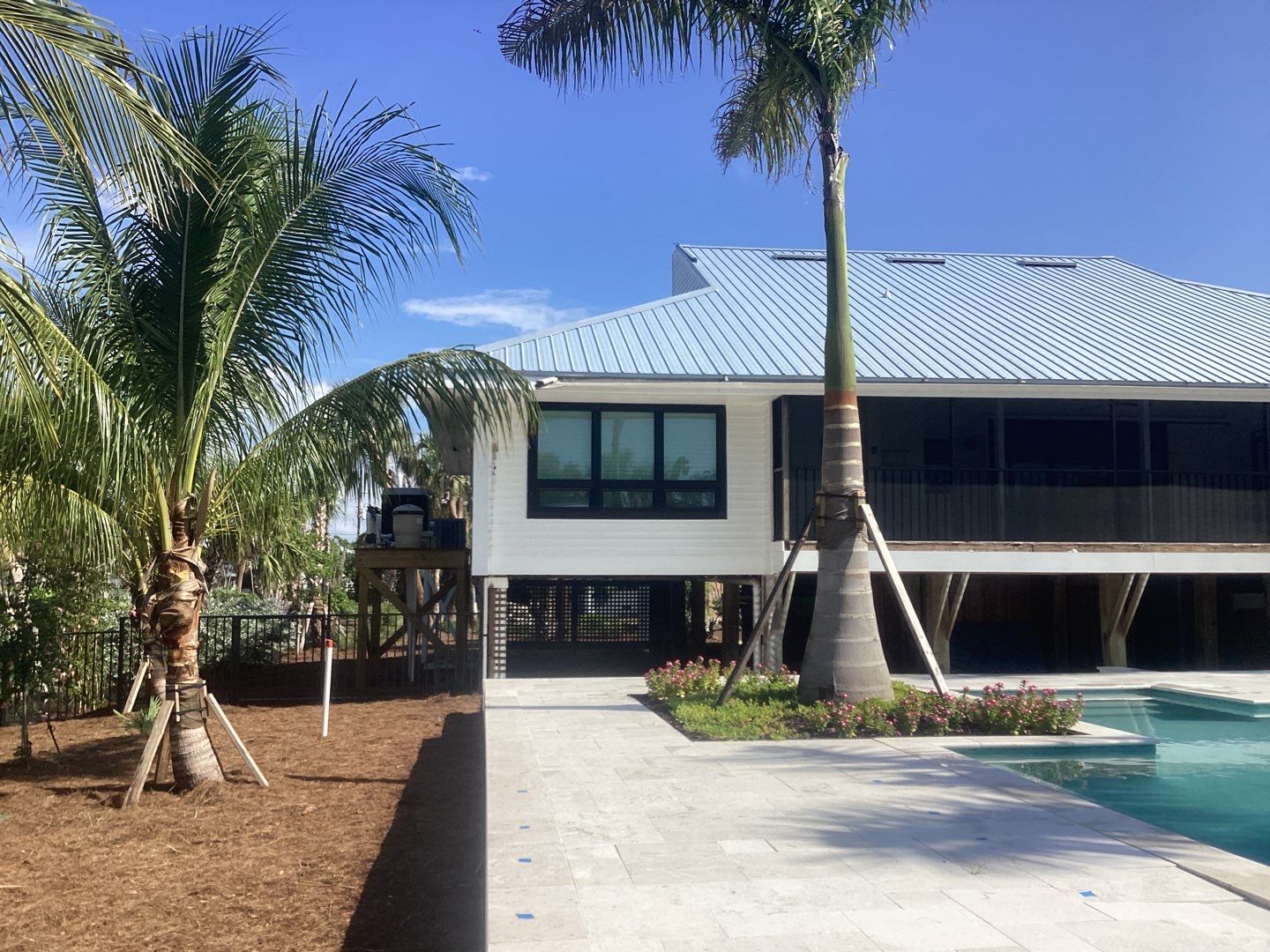 Seamless Gutters for Beachfront Homes in Sanibel FL by Gutter Professors
