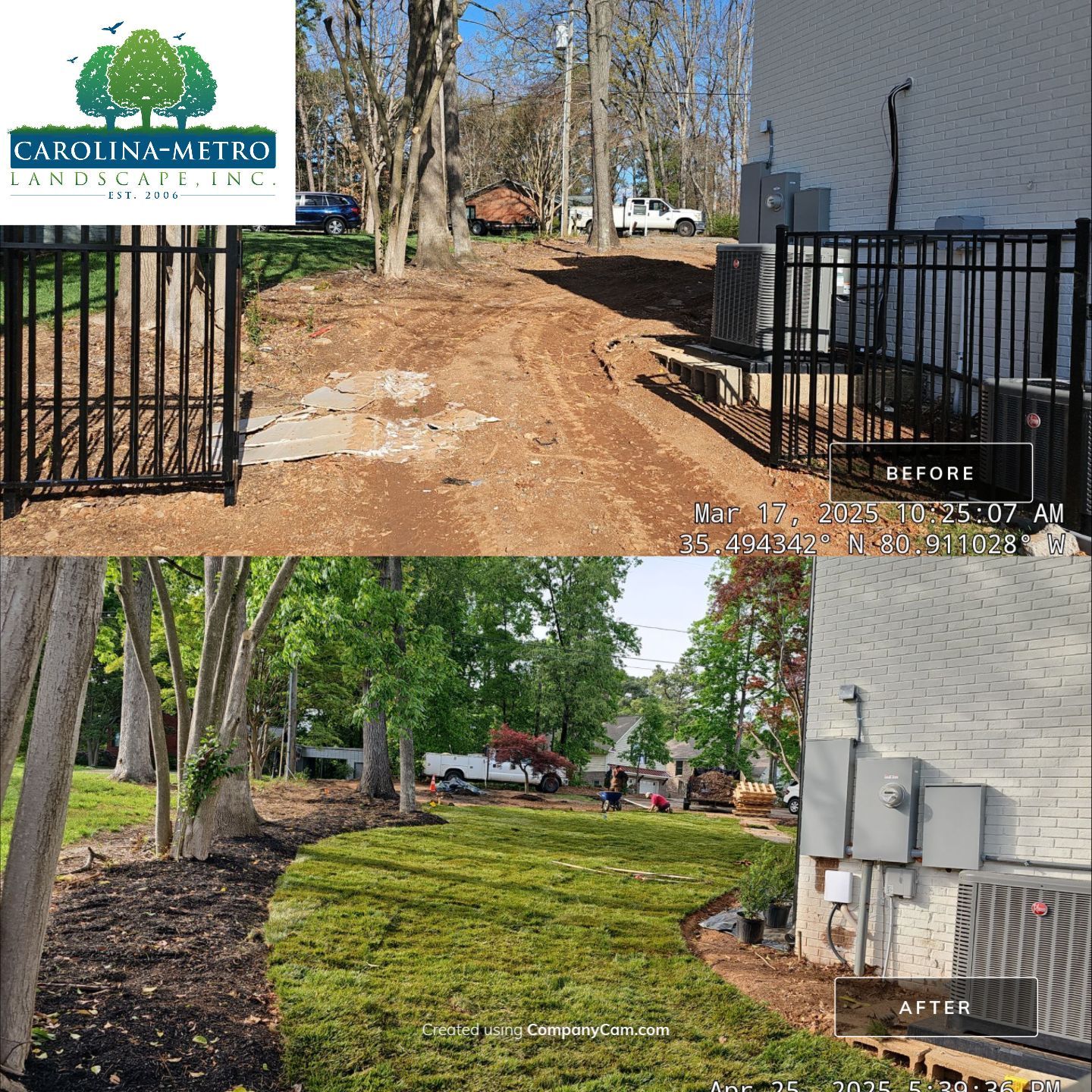 Hardscape Installation using Irrigation by Carolina-Metro Landscape, Inc