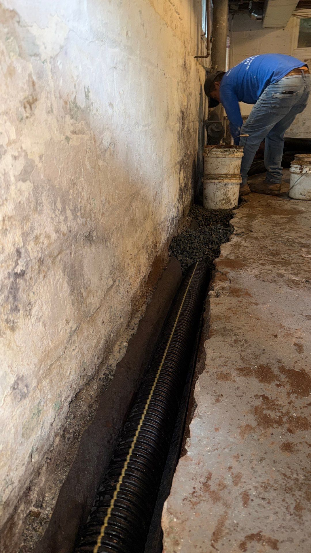 Interior French Drain South Orange, NJ by Pure Service Pro, LLC 