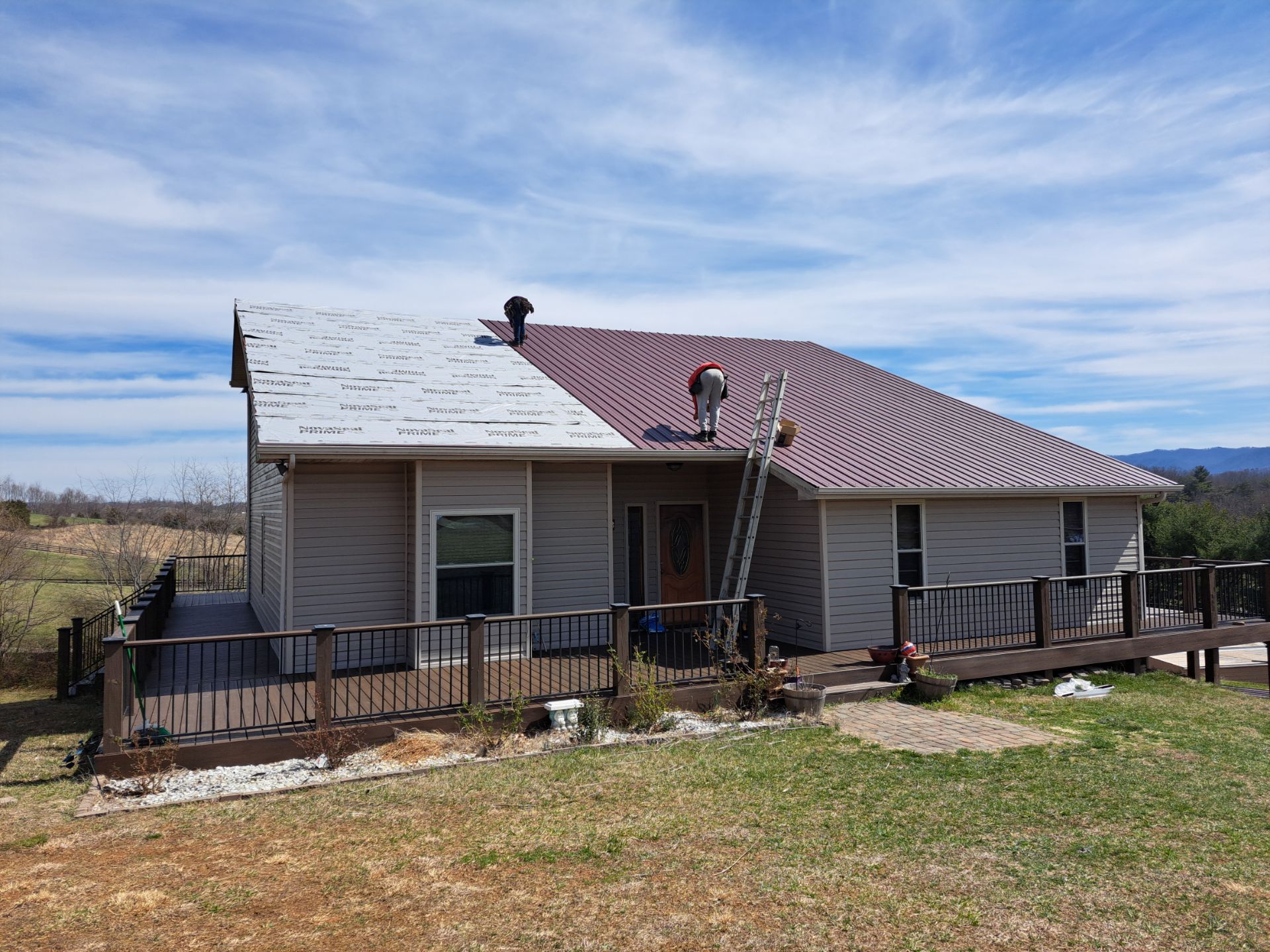 Burgundy Frost by Omnia Roofing