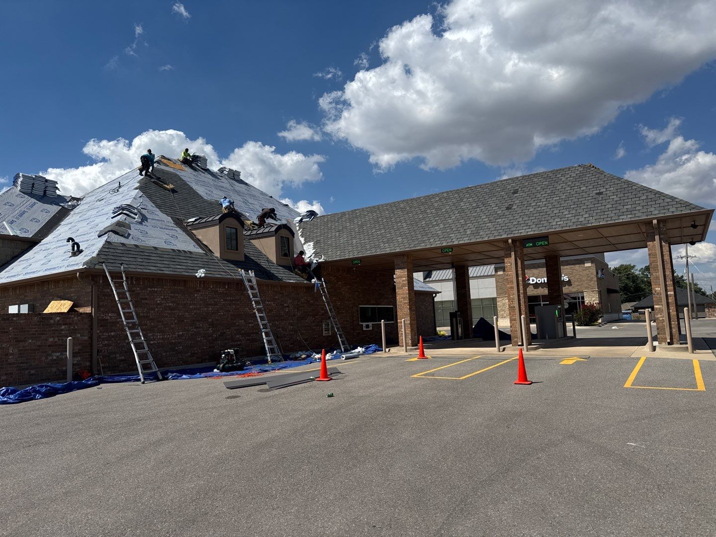 Bank Reroof by Castillo Roofing
