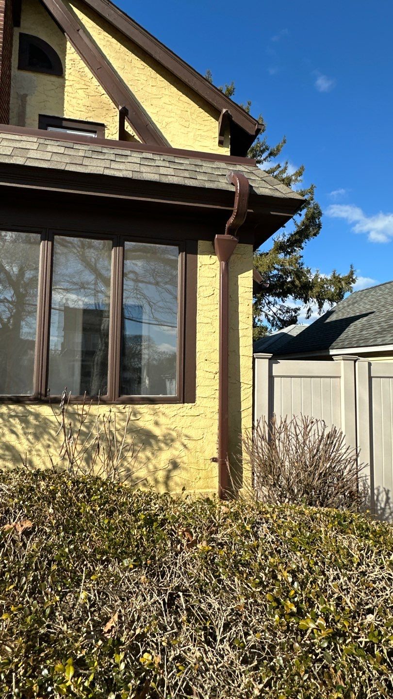 Roof Drainage Installation in Lynbrook, NY** 🌟🏡 by Above All Gutters 