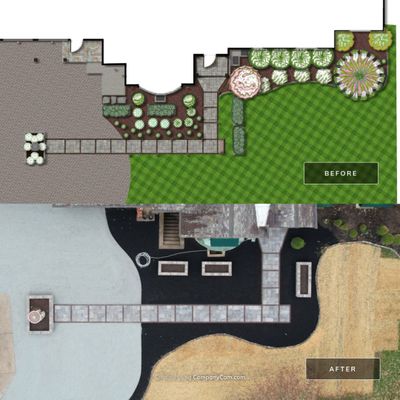 Hardscape Design & Install using Unilock Products