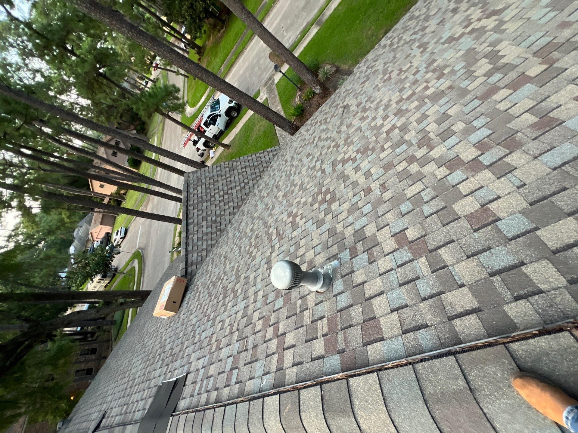 Commercial Roofing Repair using Owen's Corning Duration (Lifetime) Shingles by Roof Repair Company