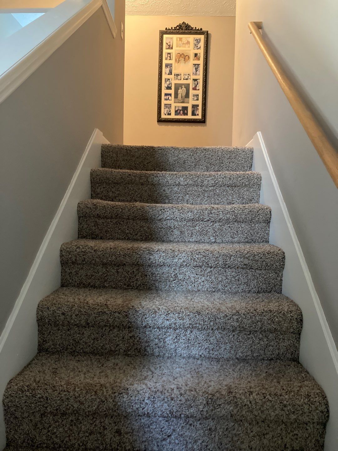 Stair treads install/refinish by Footprints Floors of Nashville