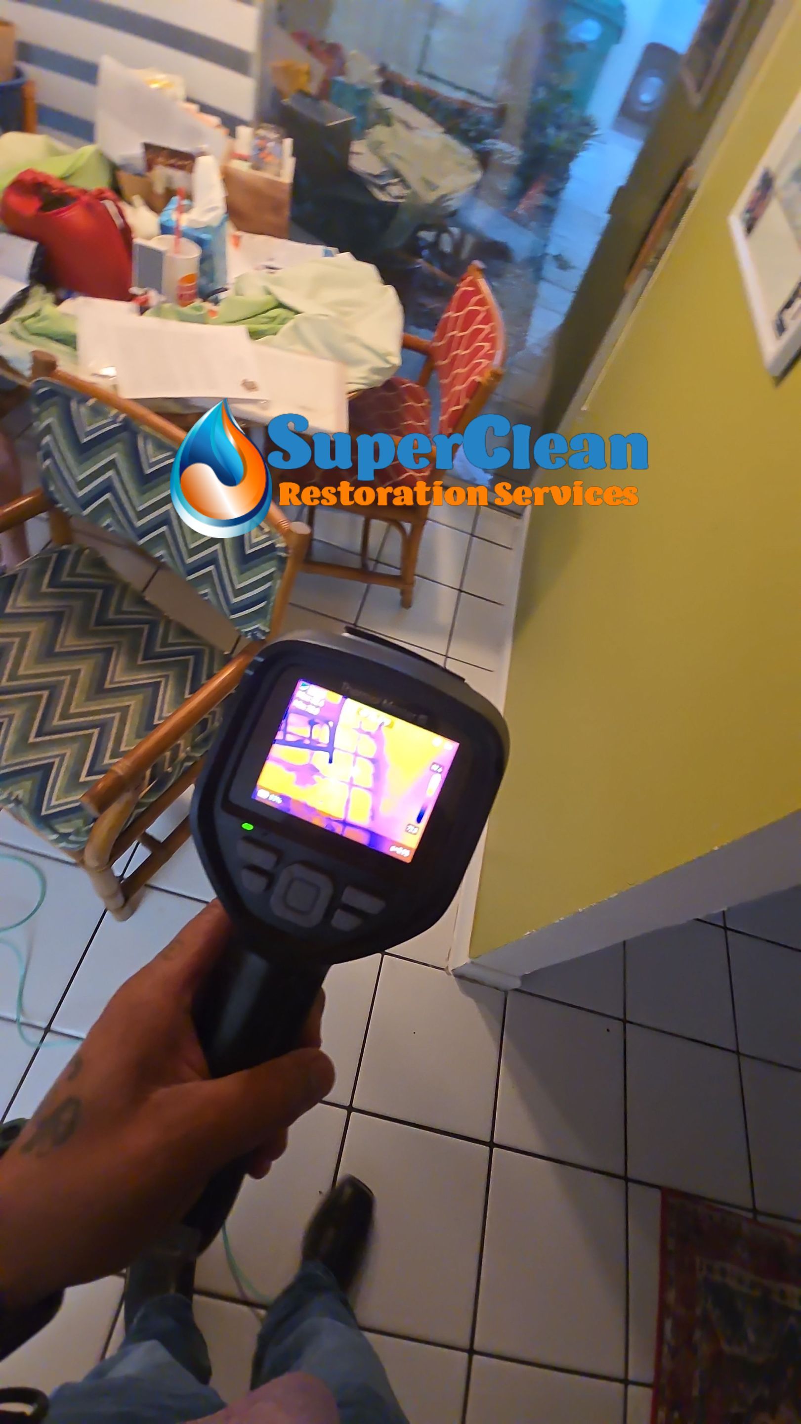 Water Damage Restoration and Thermal Moisture Detection in Miami by SuperClean
