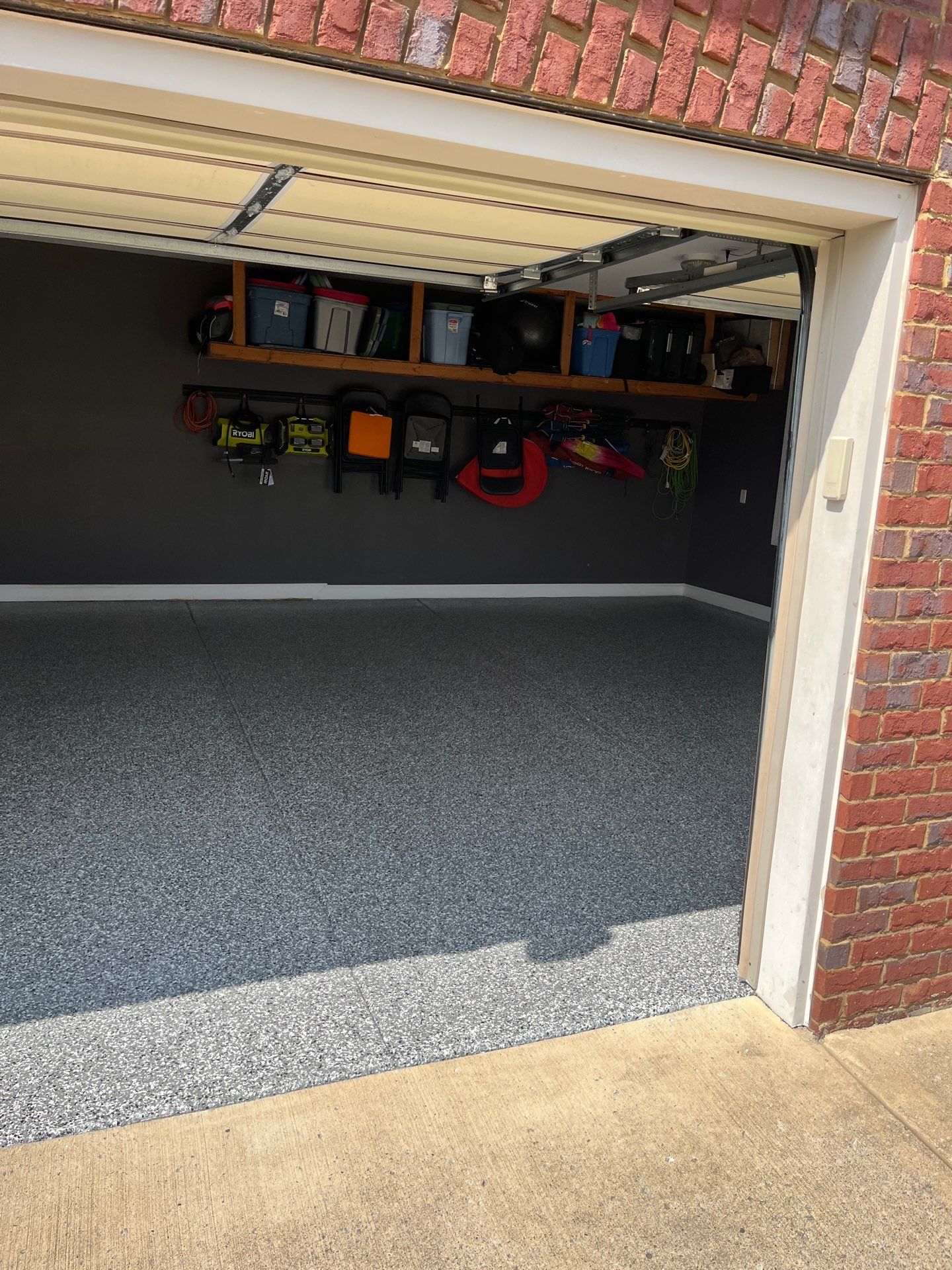 Garage Floor Coating using Wombat by My Garage Floor Guys