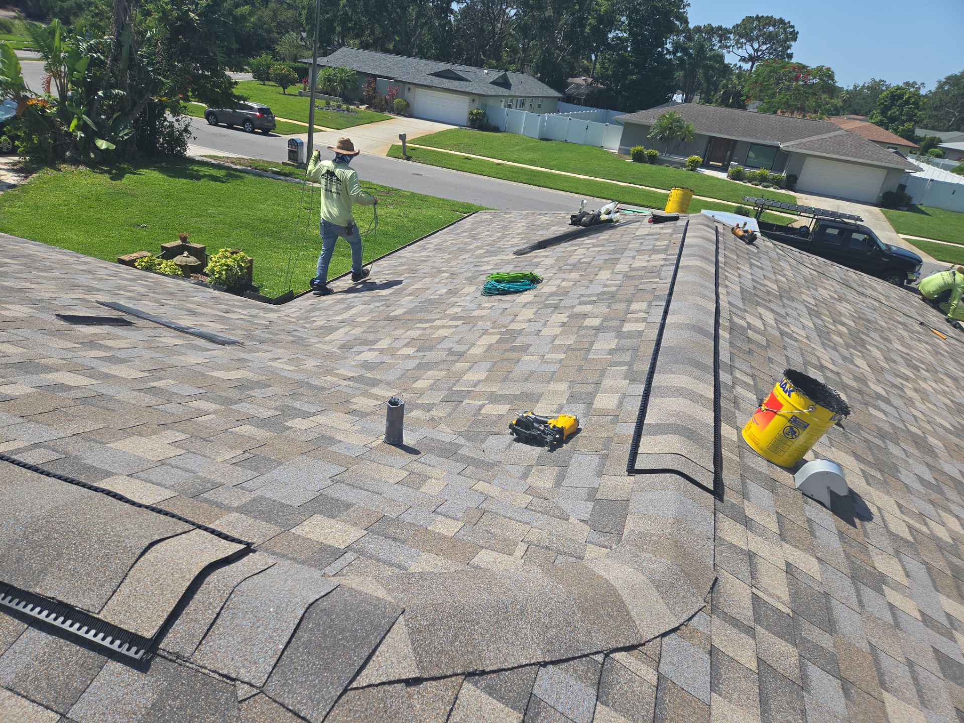 Project in Clearwater 33761 by Mitchell Roofing Company LLC 