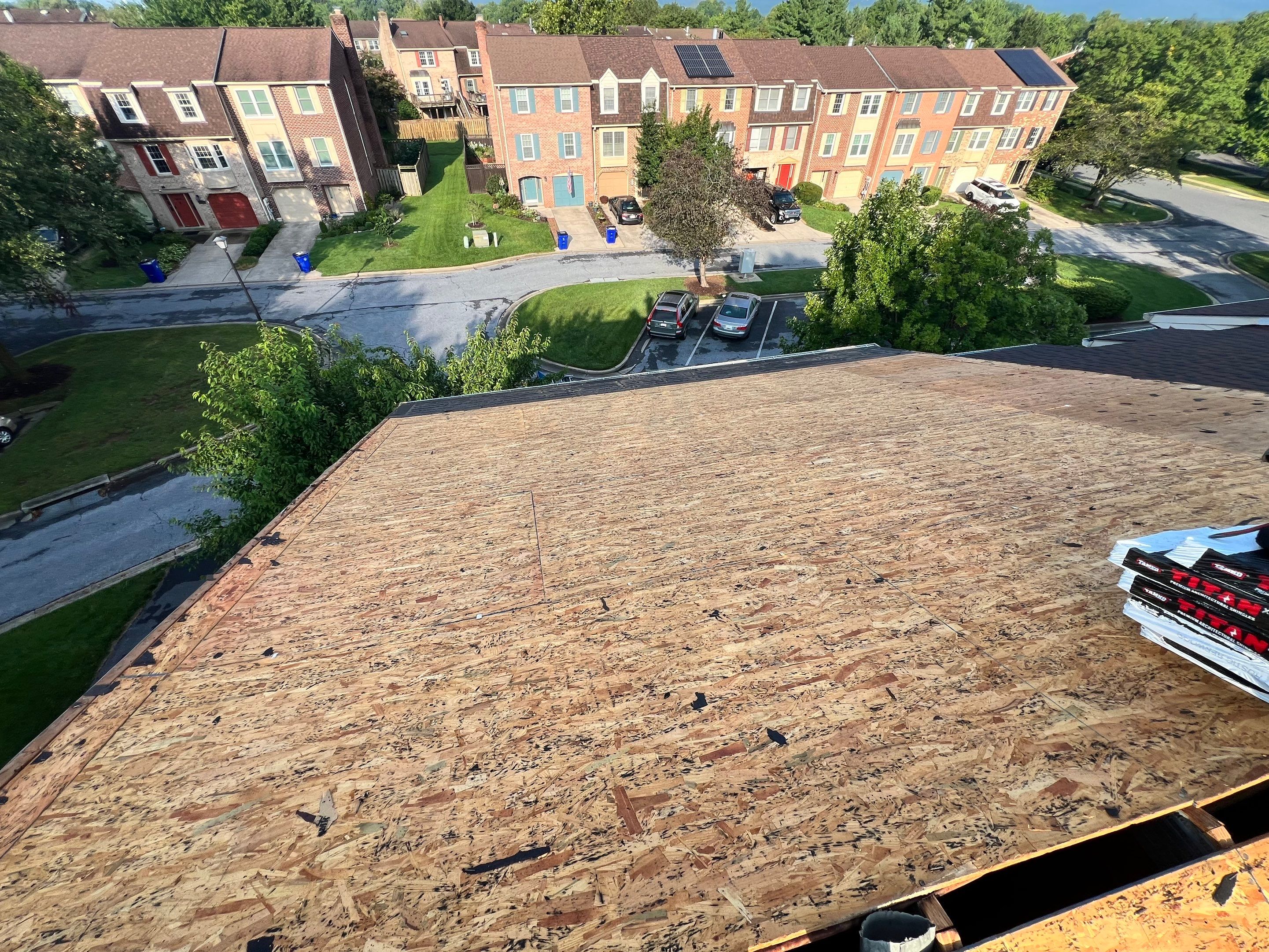 Architectural Shingle Roof Replacement and Skylight Installation in Frederick by Frederick Roof Repair