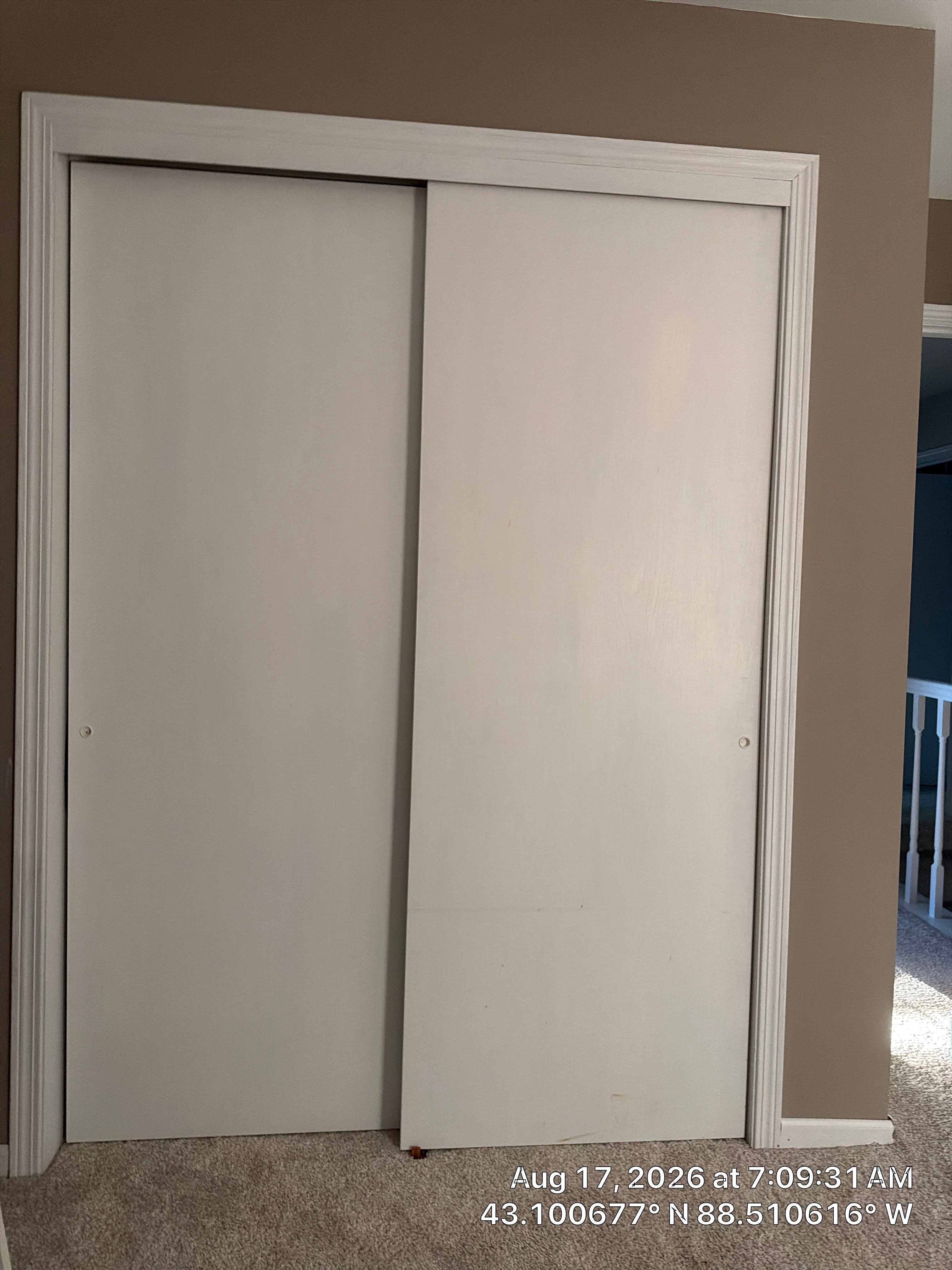 Interior Painting and Sliding Closet Door Installation in Oconomowoc by CompanyCam Sales Demo