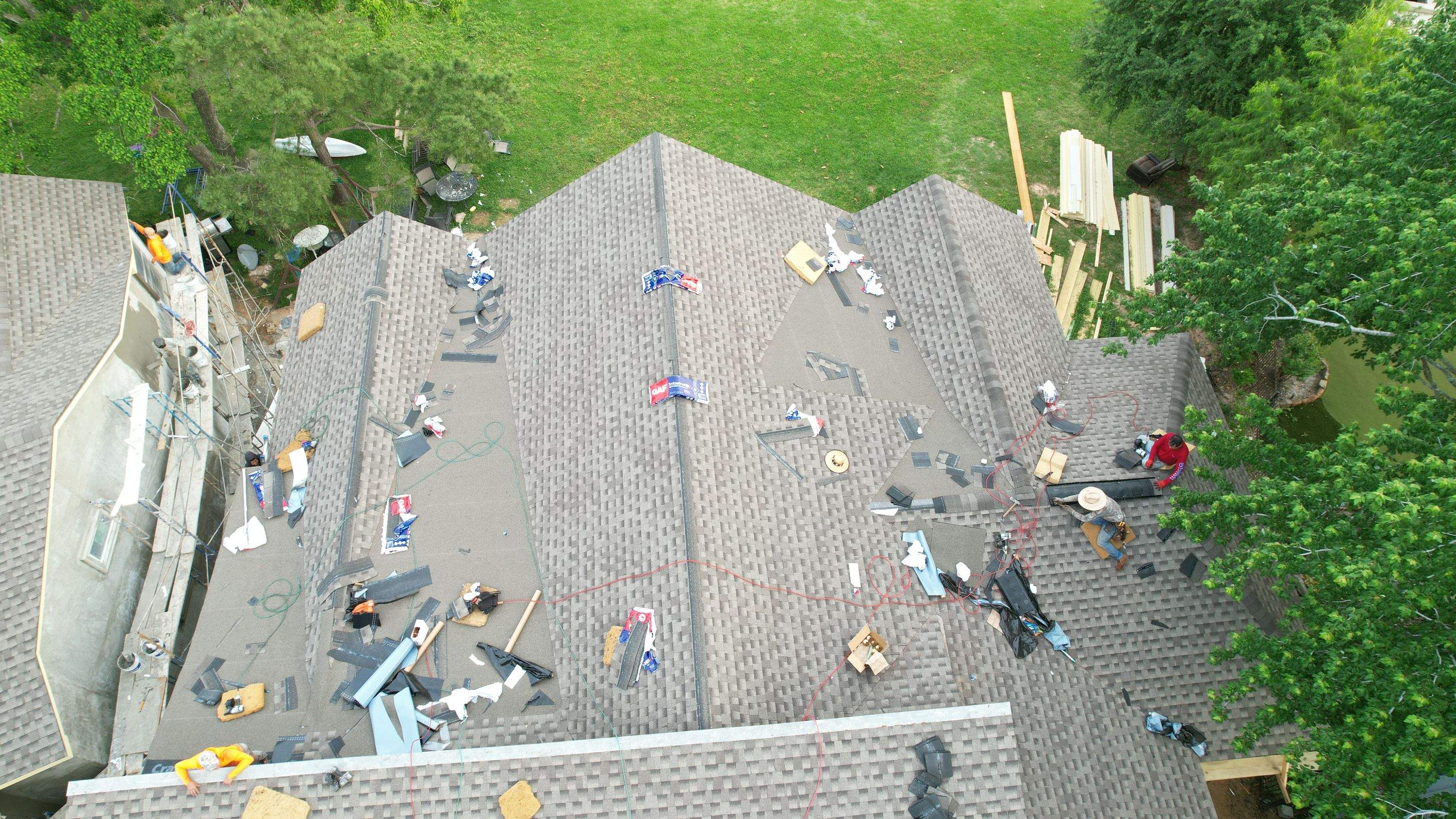 Lakefront GAF Roof Replacement — Montgomery, TX by PL Roofing & SB Roofing, LLC.