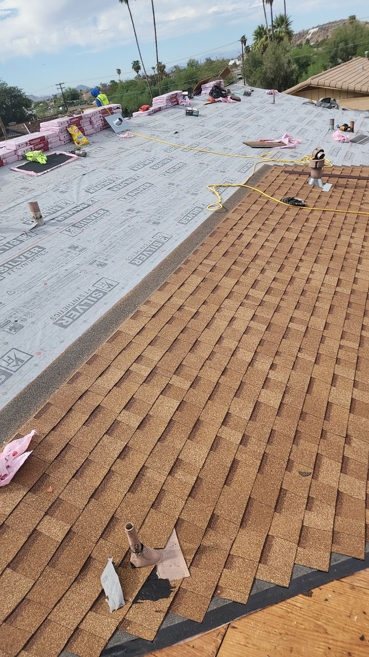 Desert Tan Shingles by Reimagine Roofing