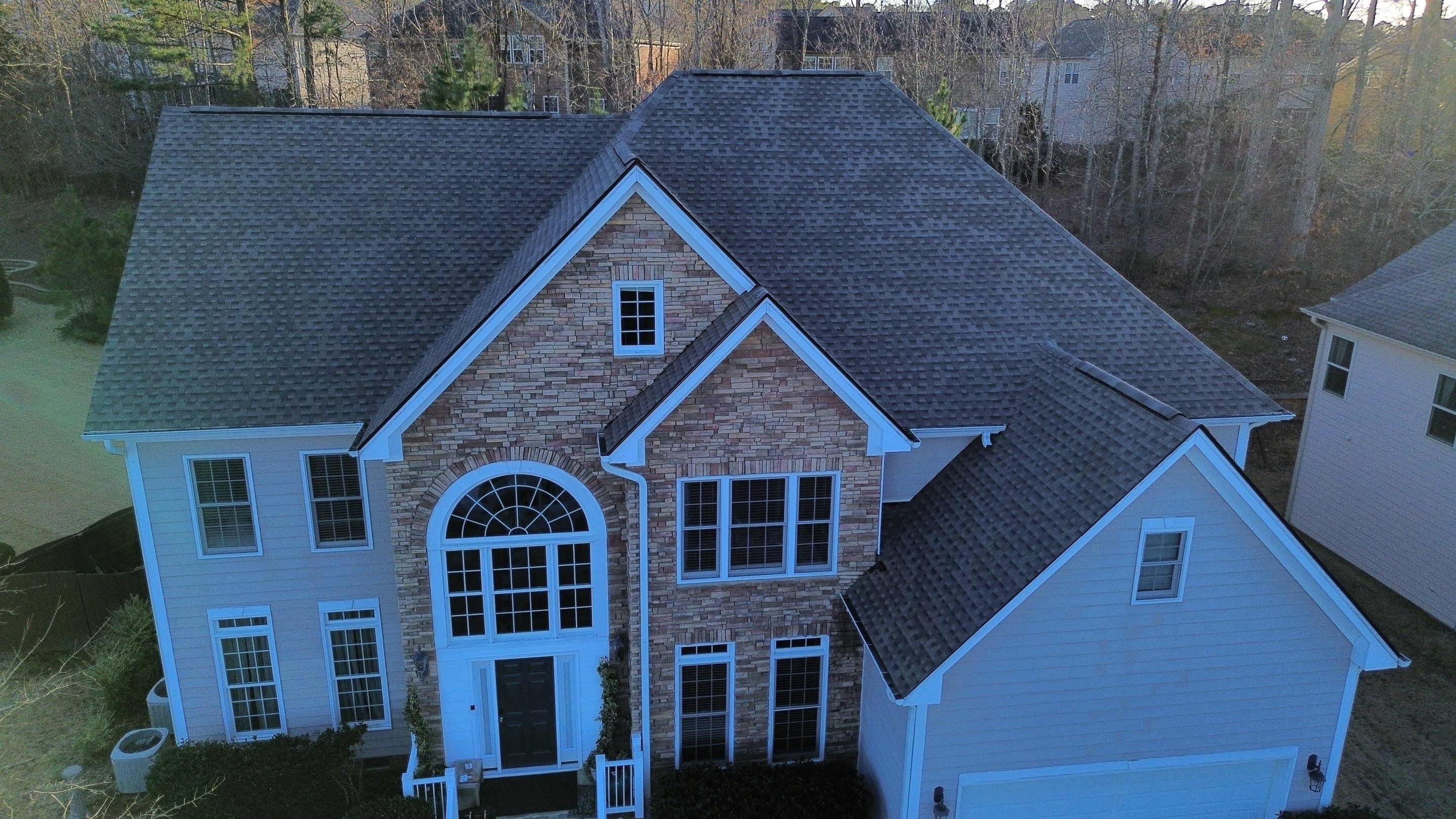 GAF HDZ Weathered Wood by Skybird Roofing