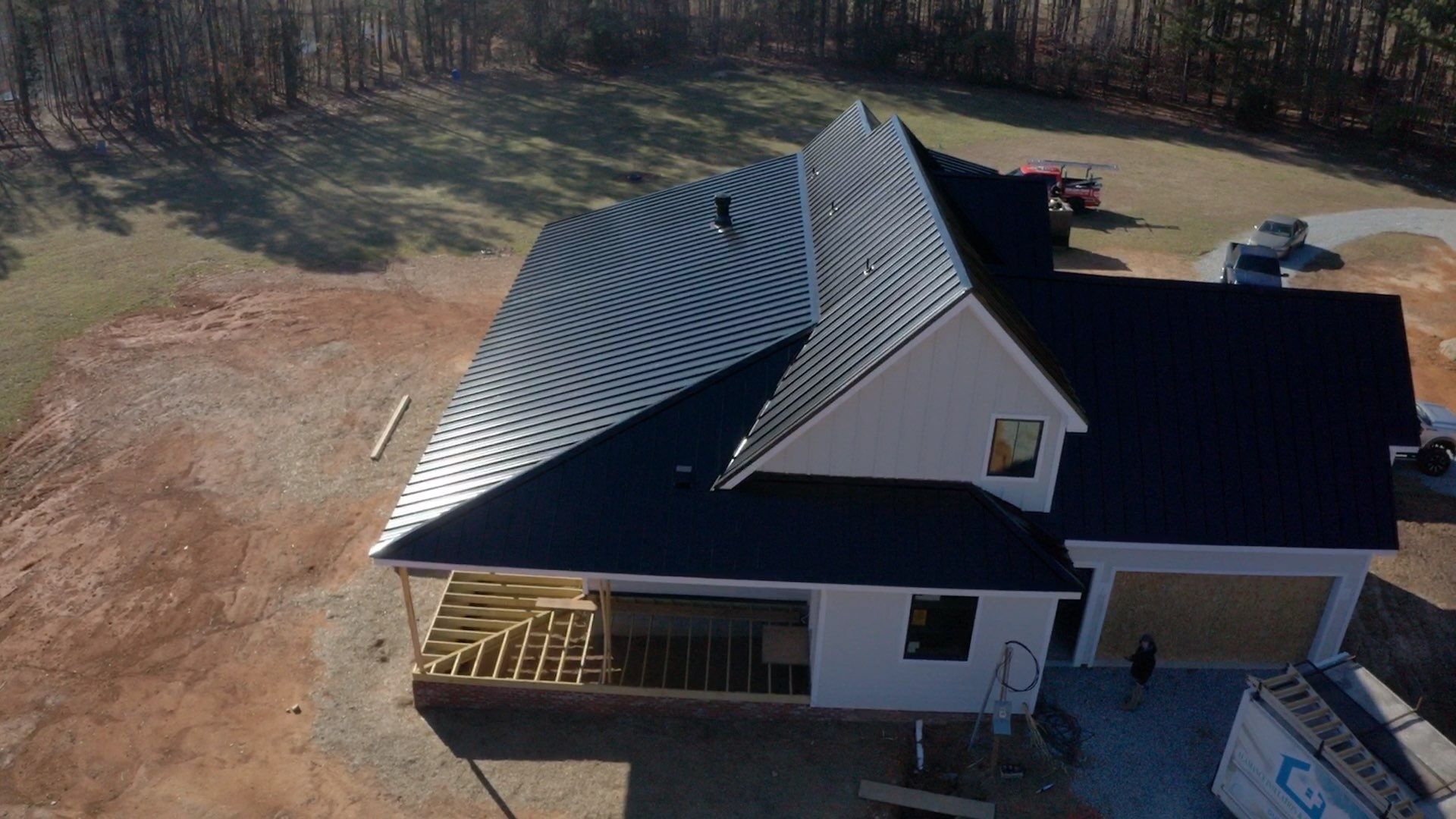 Custom Home Metal Roof Installation by Just In Time Roofing and Restoration