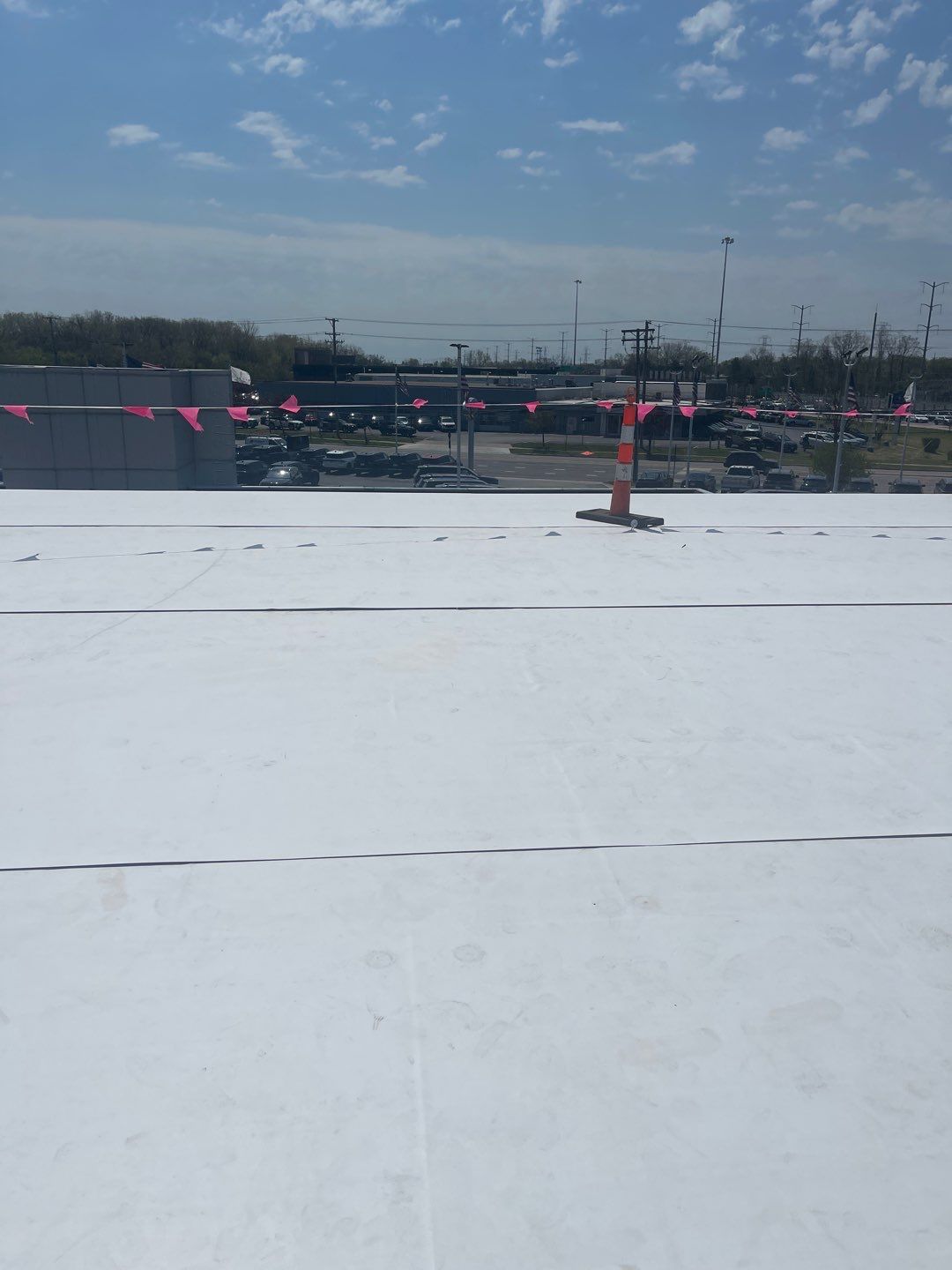 Ford Dealership - Re-Roof by Pink Roofing