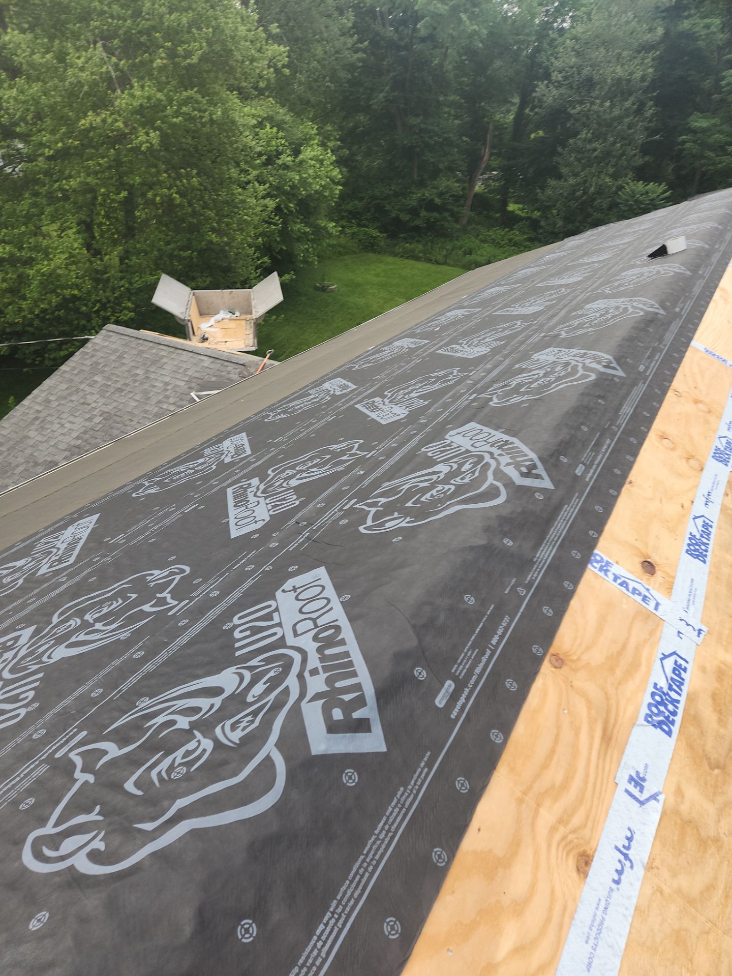 Residential Roofing Installation using Owens Corning TruDefinition Duration AR - Williamsburg Gray by A Plus Exterior