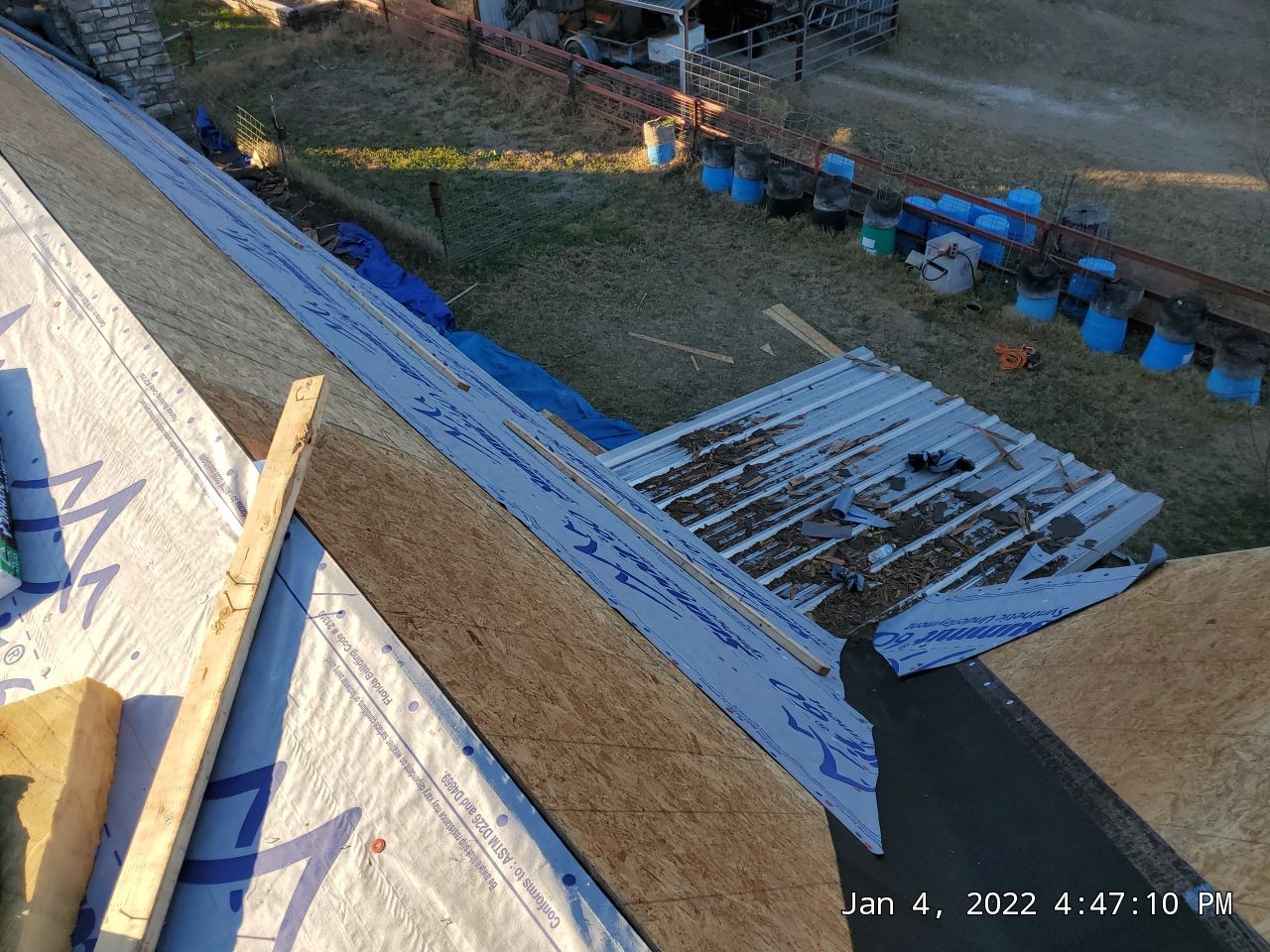 Residential Roofing Installation using ATLAS Pinnacle Pristine Shingles by Harvey Roofing & Construction