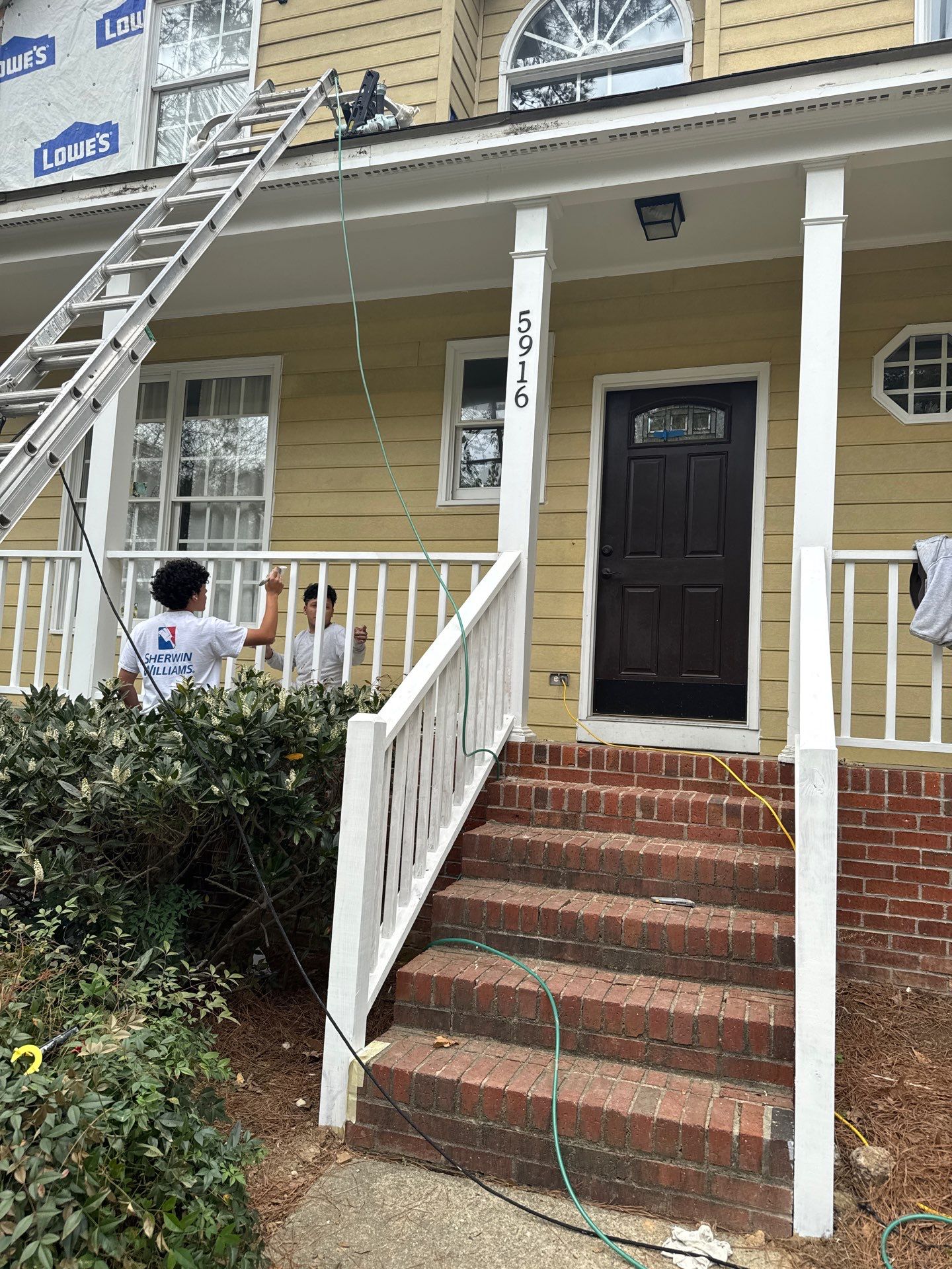 Exterior paint and siding replacement by GonzalezPainters & Contractors Inc 