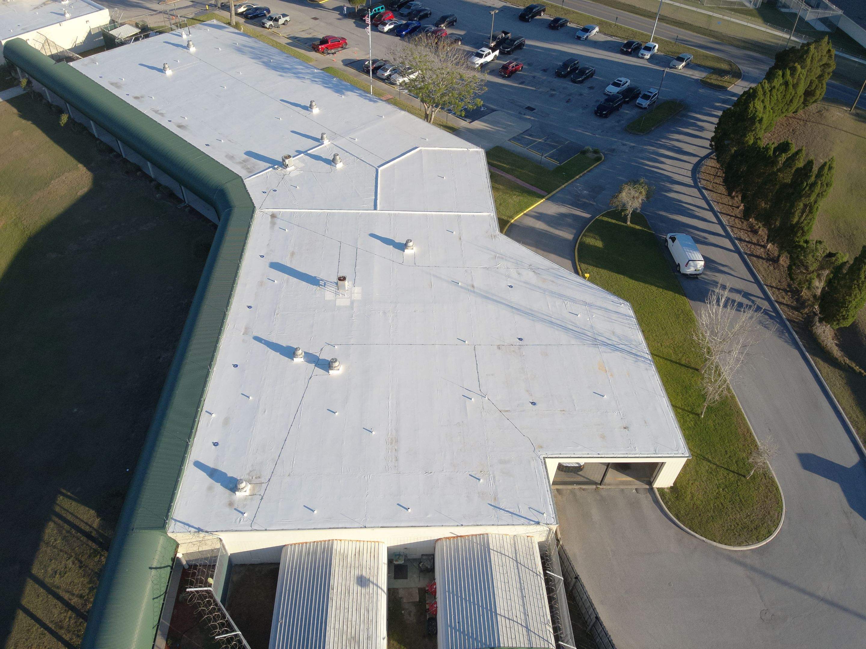 Polk County Jail - Roof Replacement by 1st Class Roofing, Inc.