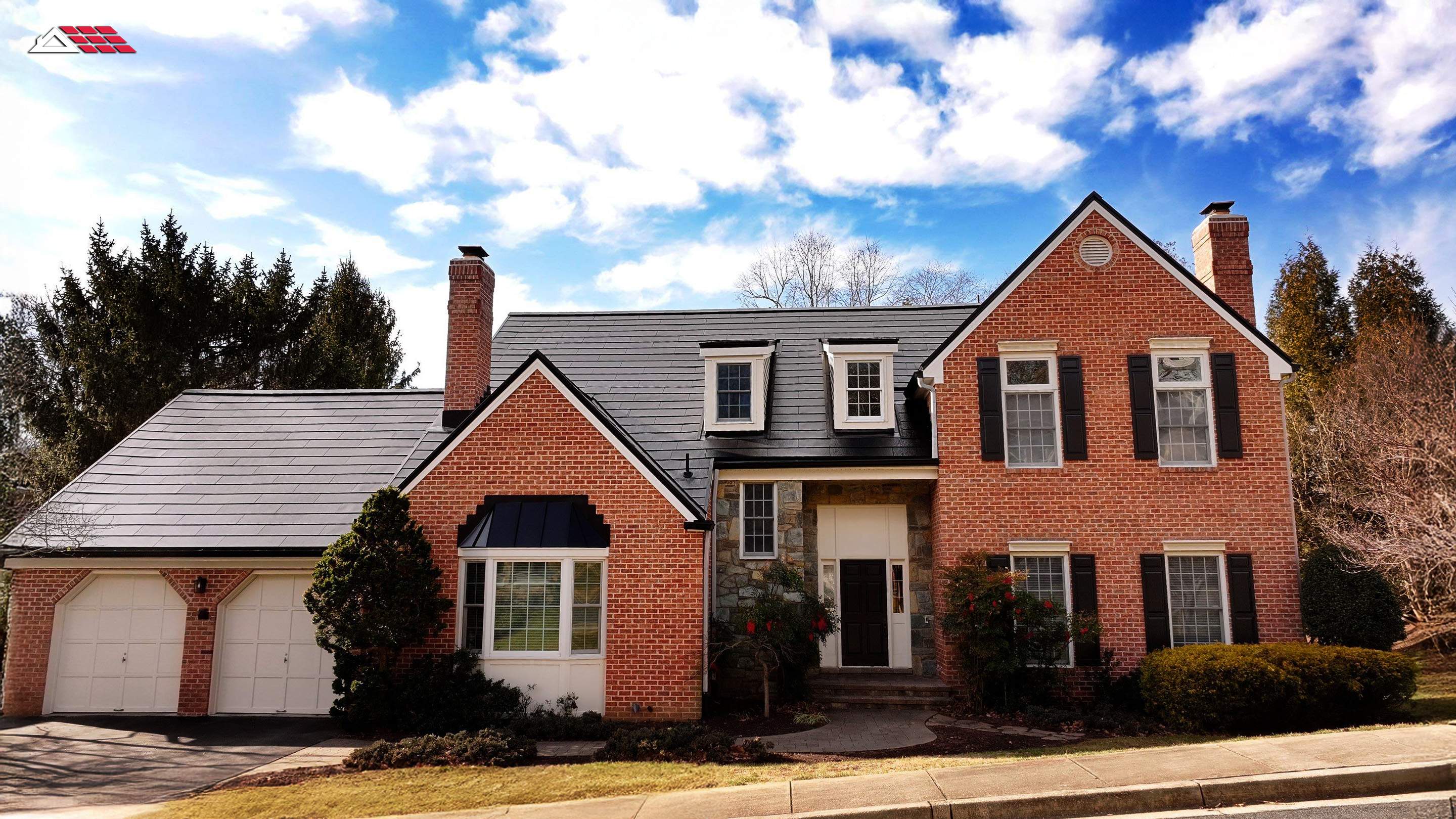 Sleek Tesla Solar Roof Installation by American Home Contractors