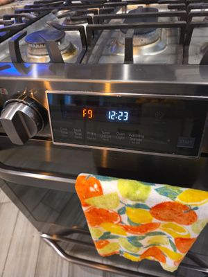 LG Gas Range Repair and F9 Error Code Diagnosis in Ocala
