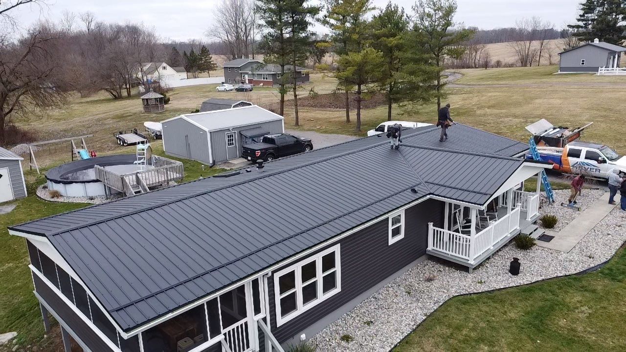 Exposed Fastener Metal Roof Replacement – Columbia City, Indiana by 4Ever Metal Roofing