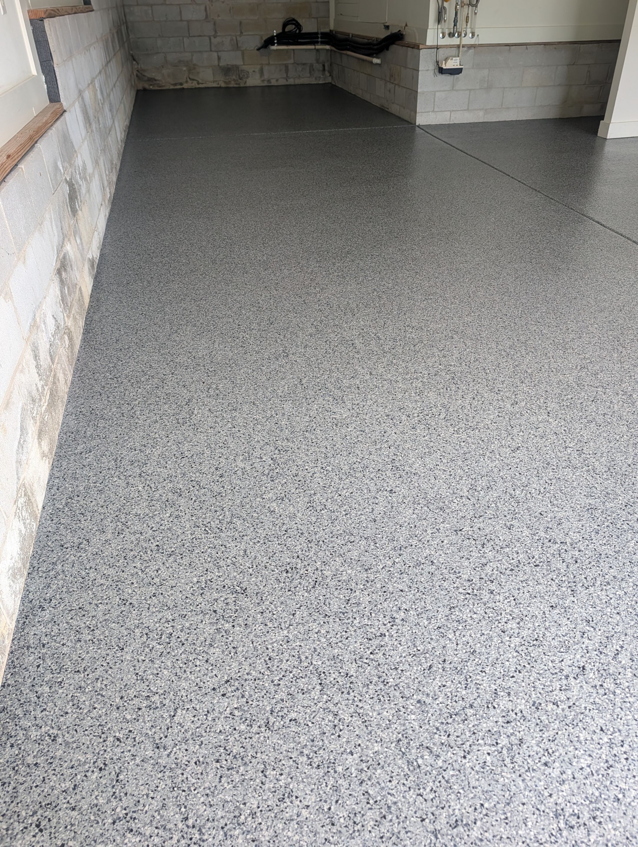 Garage Floor Coating using Nightfall by My Garage Floor Guys