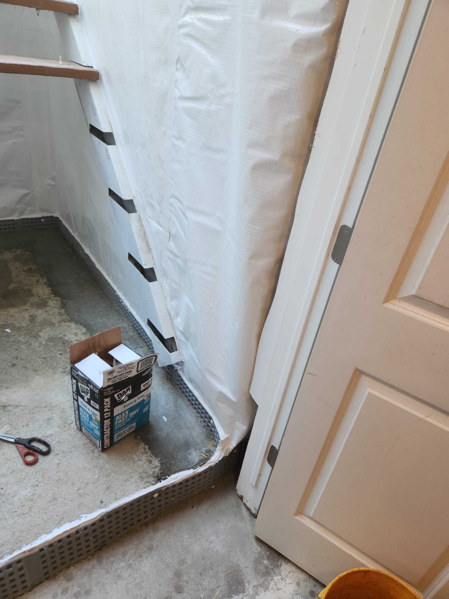 Interior French Drain & Wall Vapor Barrier Boonton NJ by Pure Service Pro, LLC 
