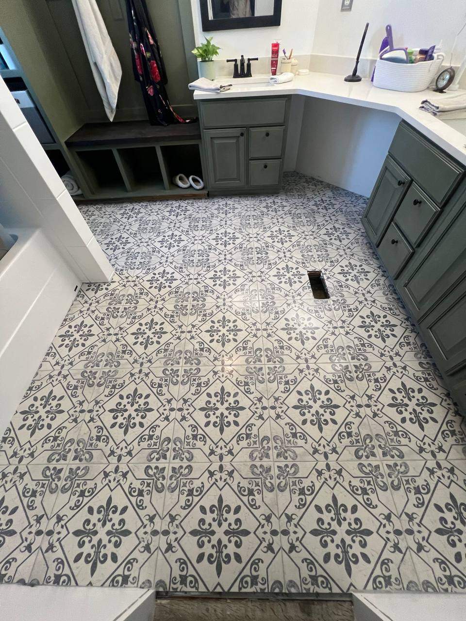 Floor Tile Installation by Handyman State LLC