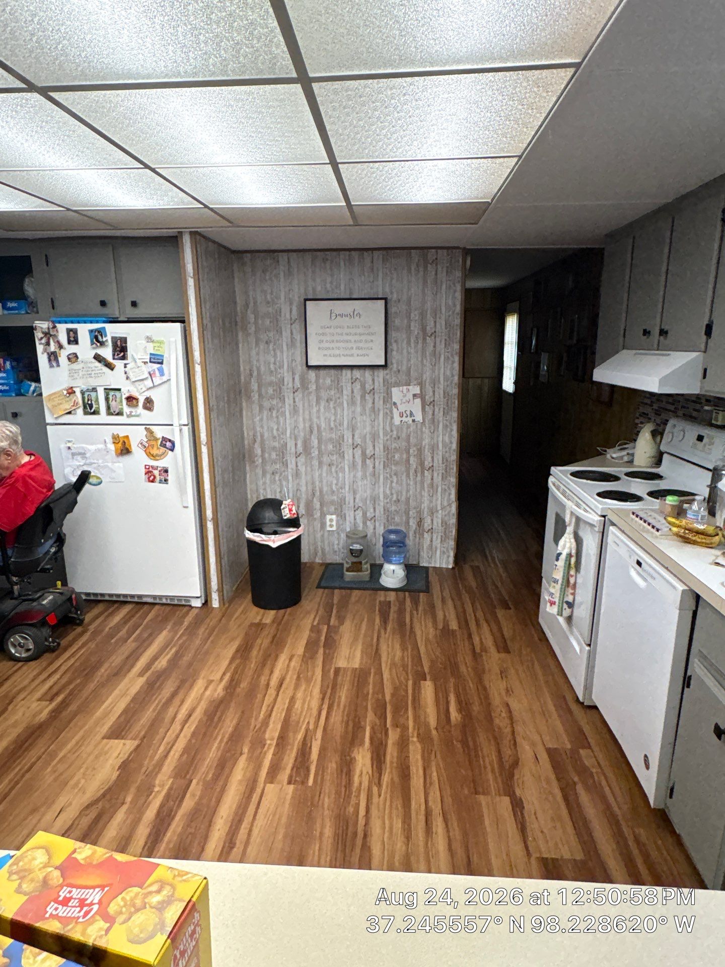 Kitchen Renovation with Grey Cabinets and Mosaic Tile in Attica by CompanyCam Sales Demo